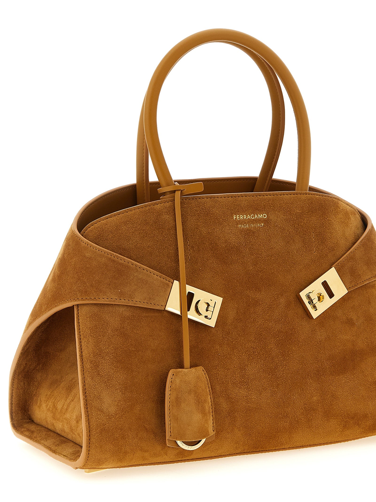 Ferragamo Beige Goatskin Handbag Ferragamo