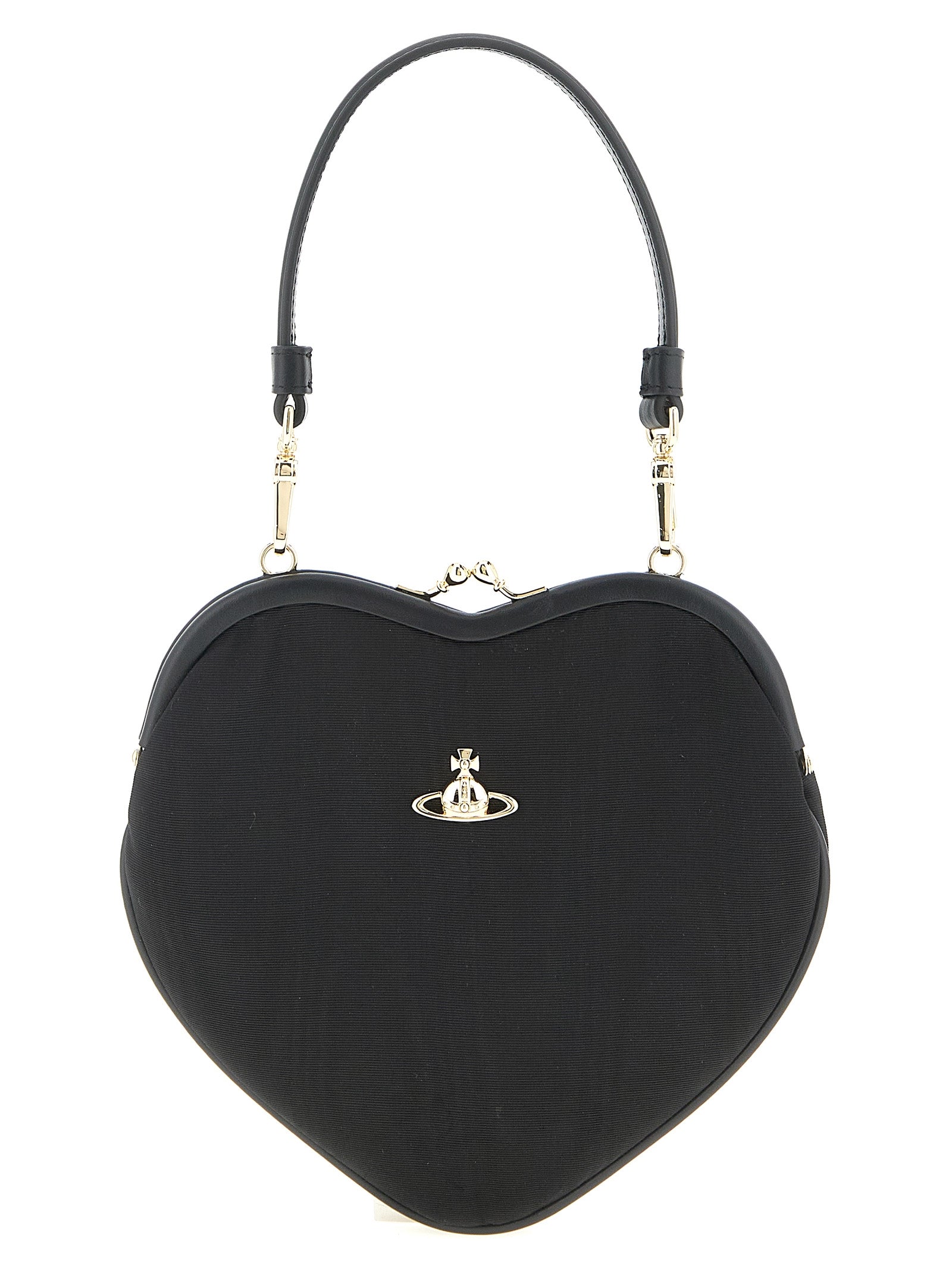 Vivienne Westwood Black Viscose Handbag Vivienne Westwood