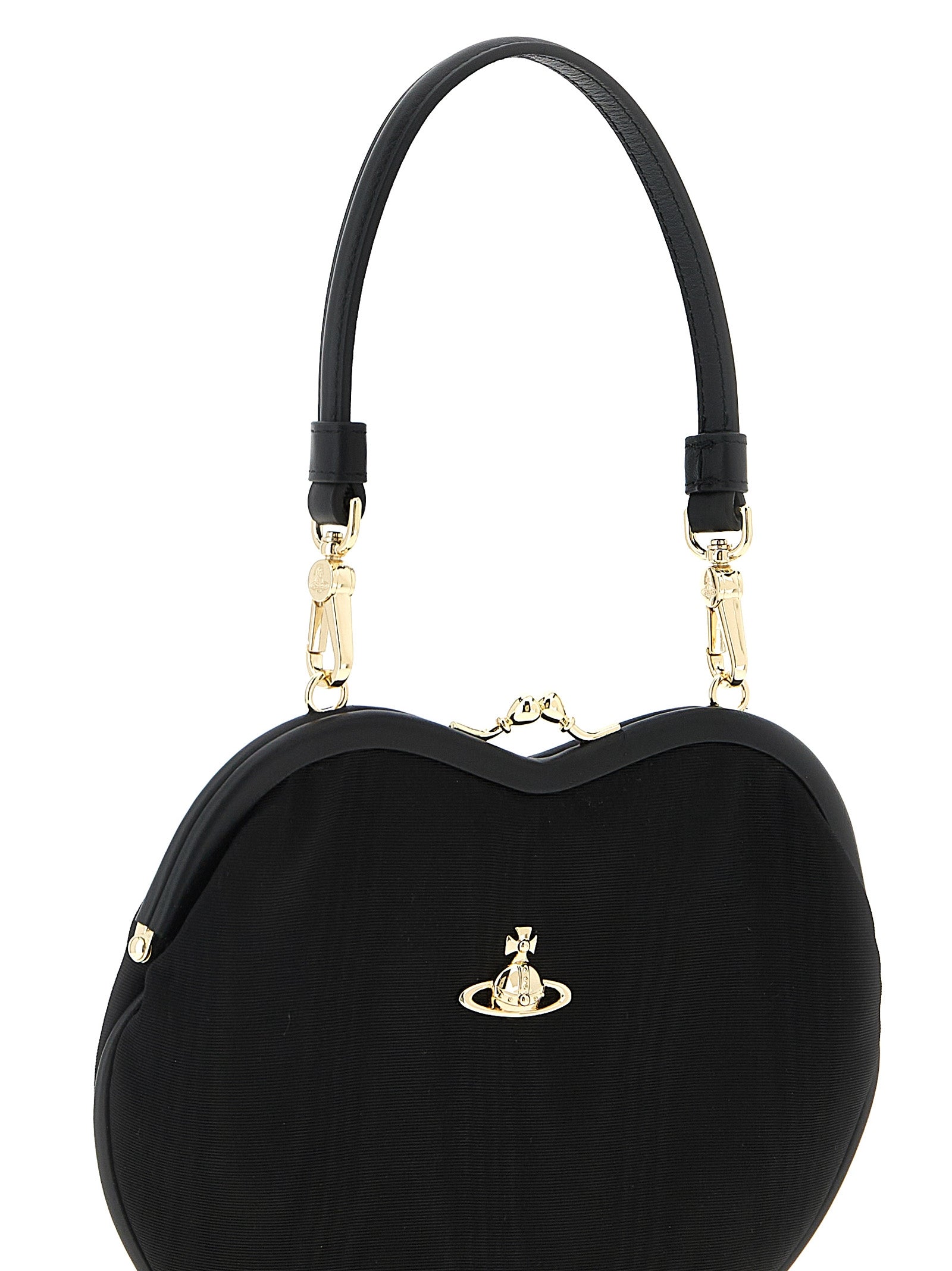 Vivienne Westwood Black Viscose Handbag Vivienne Westwood