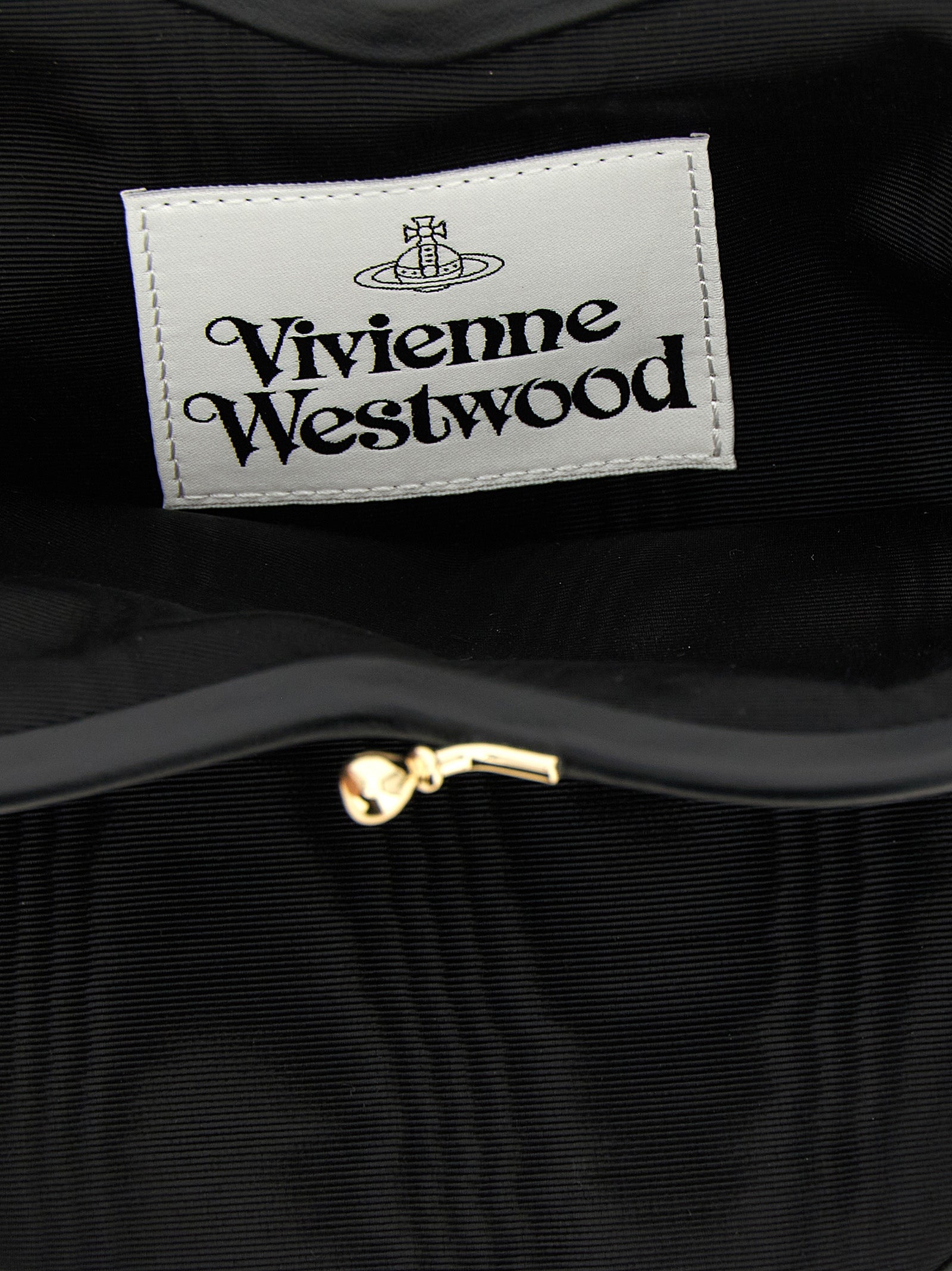 Vivienne Westwood Black Viscose Handbag Vivienne Westwood