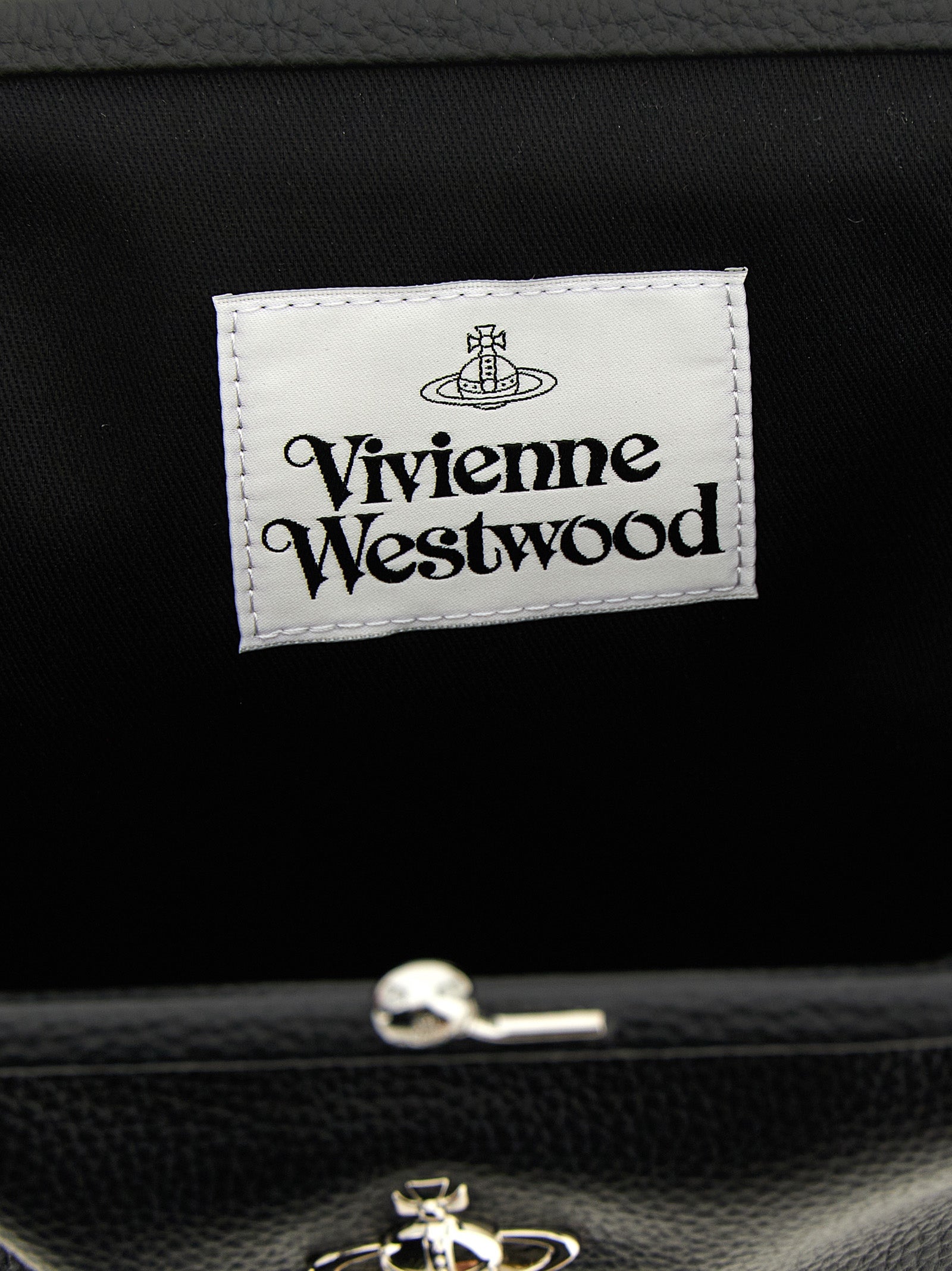 Vivienne Westwood Black Polyethylene Clutch Bag Vivienne Westwood