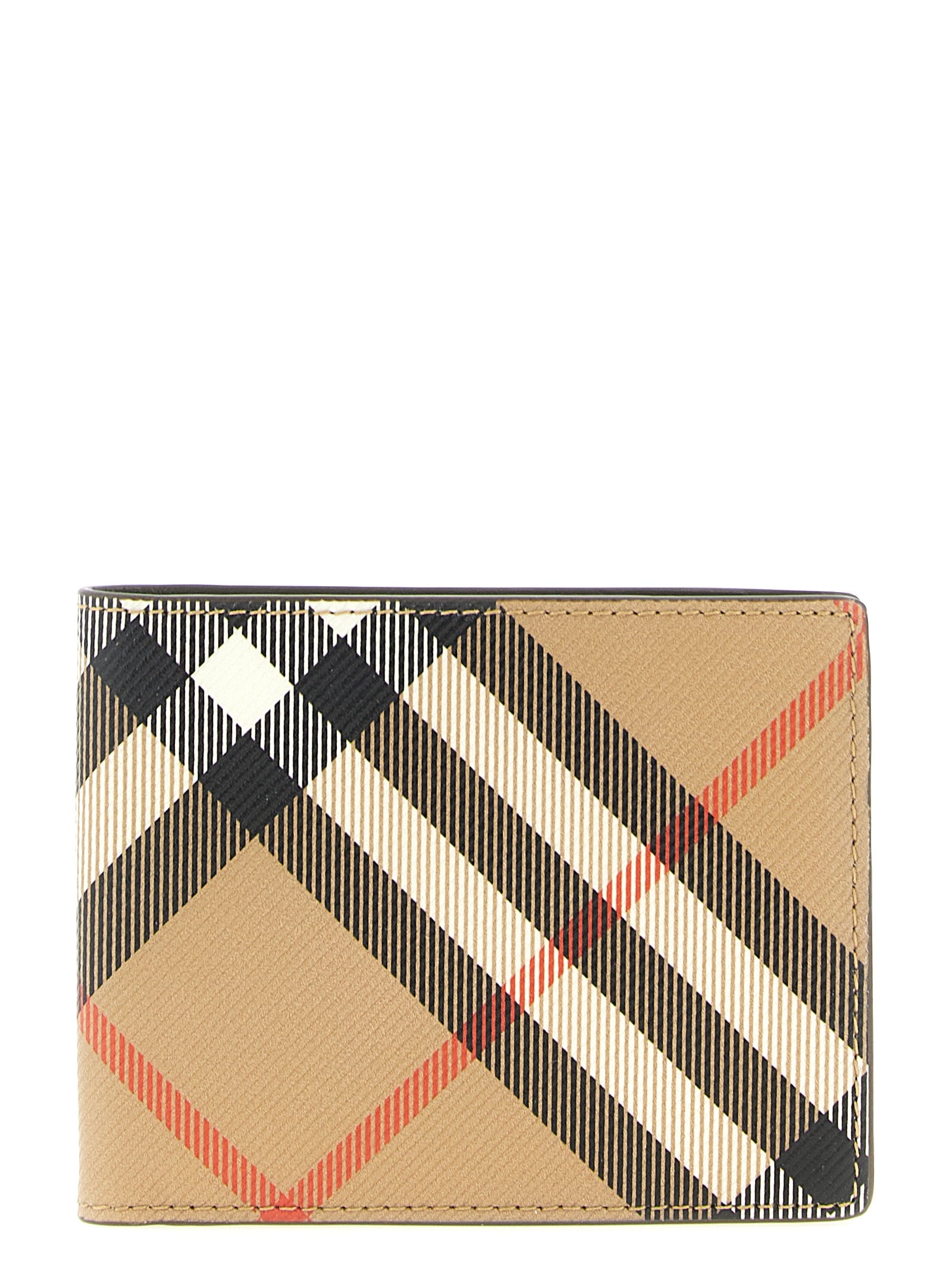 Burberry Beige Polyethylene Wallet Burberry