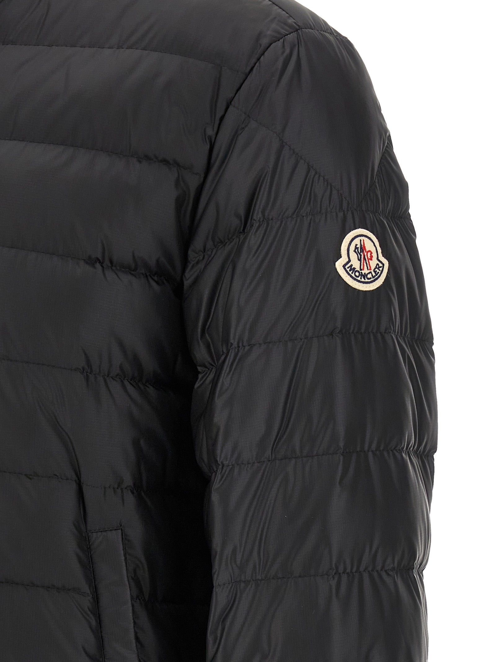 Moncler Black Polyamide Full-Length Jacket Moncler