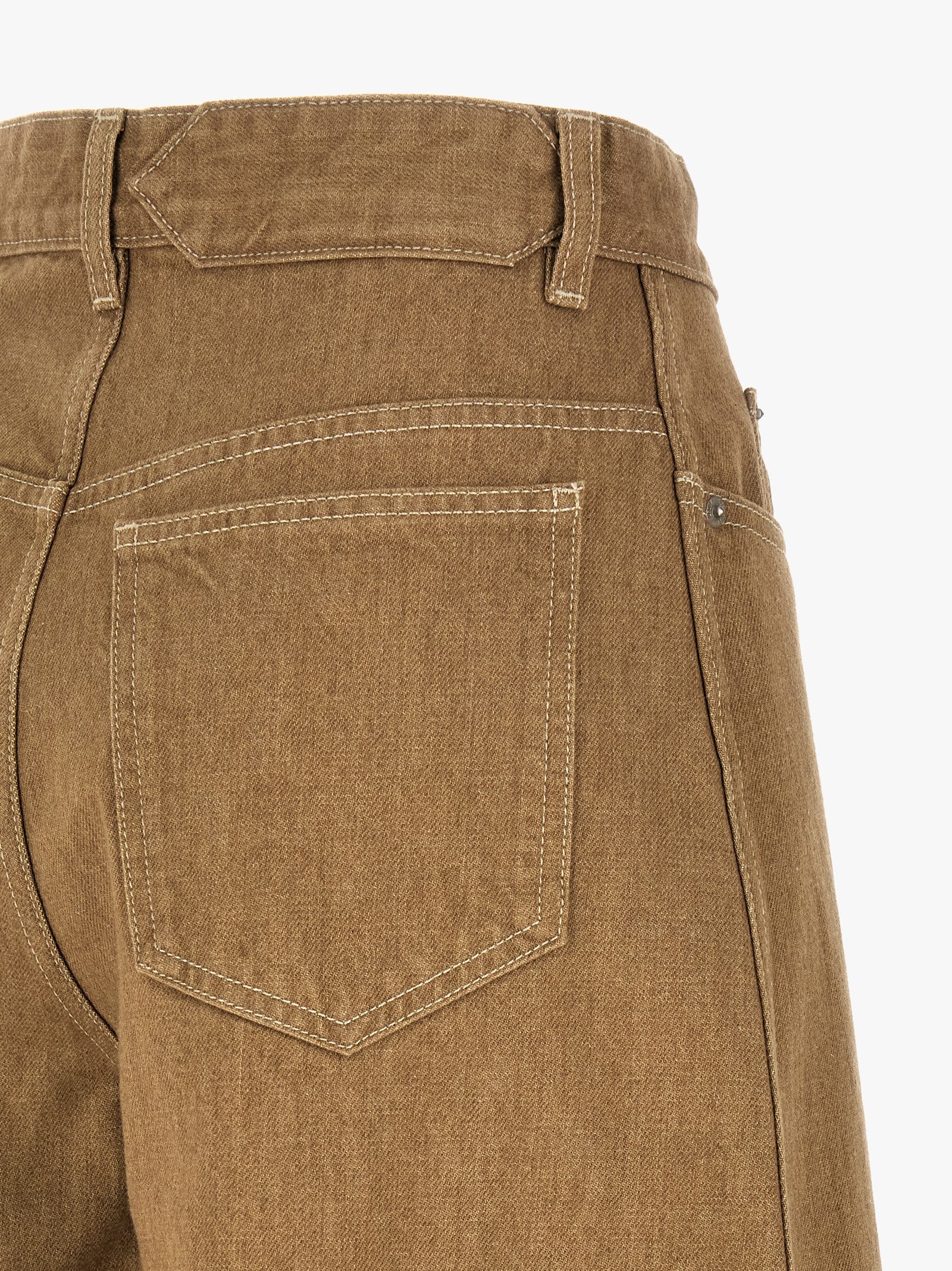 Jacquemus Beige Cotton Jeans Denim Jacquemus