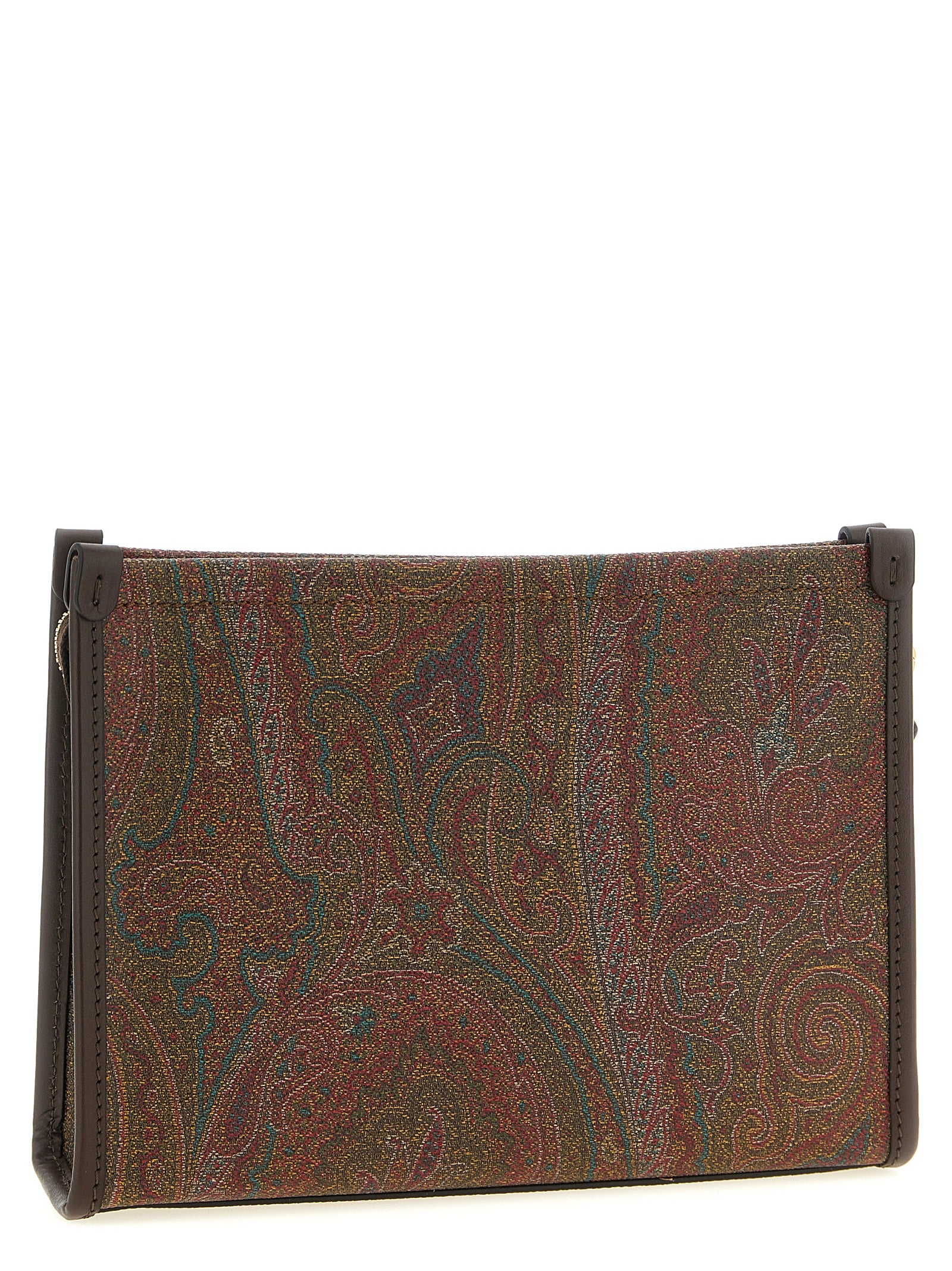Etro Multicolor Cotton Clutch Bag Etro
