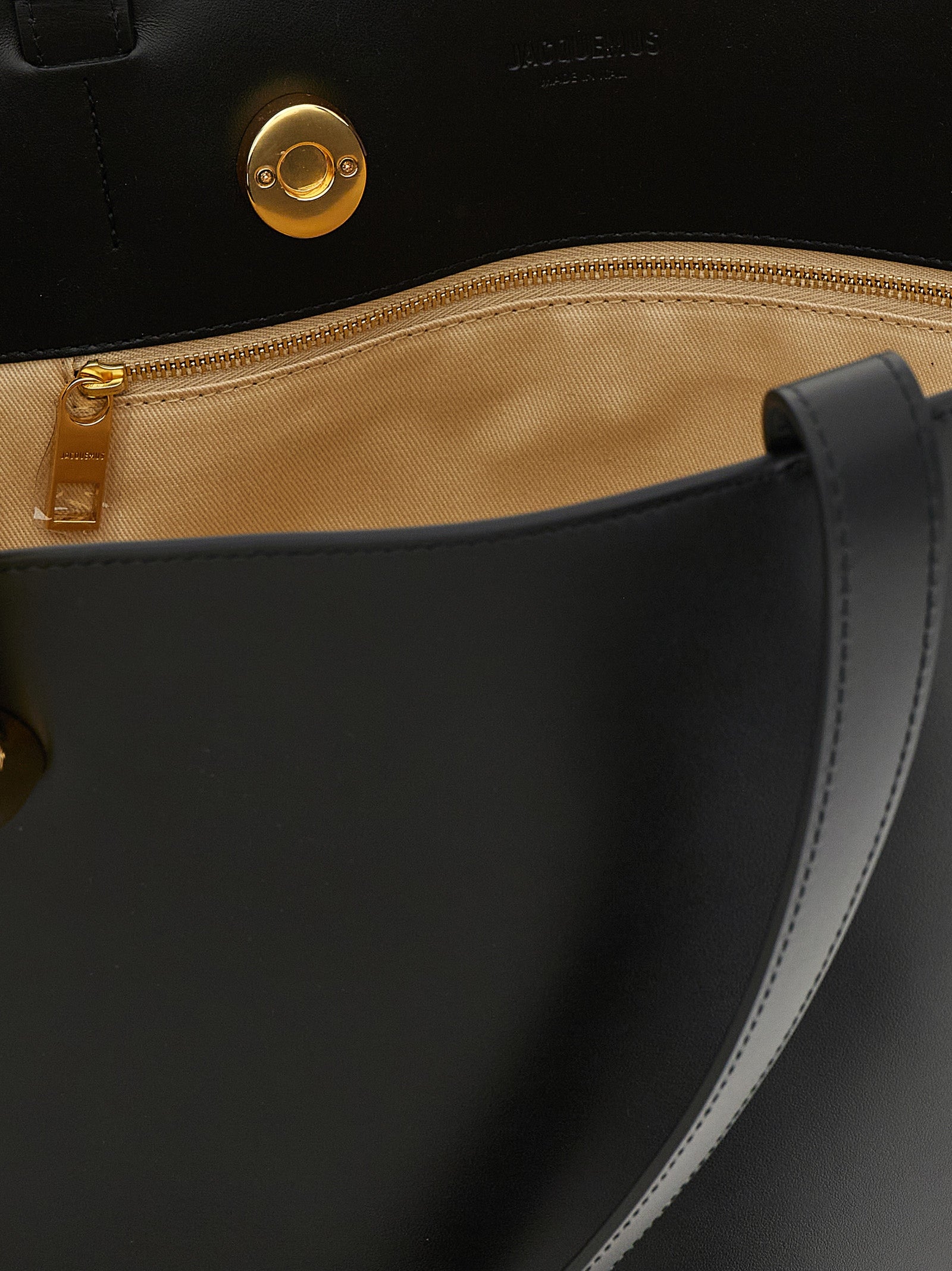 Jacquemus Black Cowhide Shoulder Bag Jacquemus