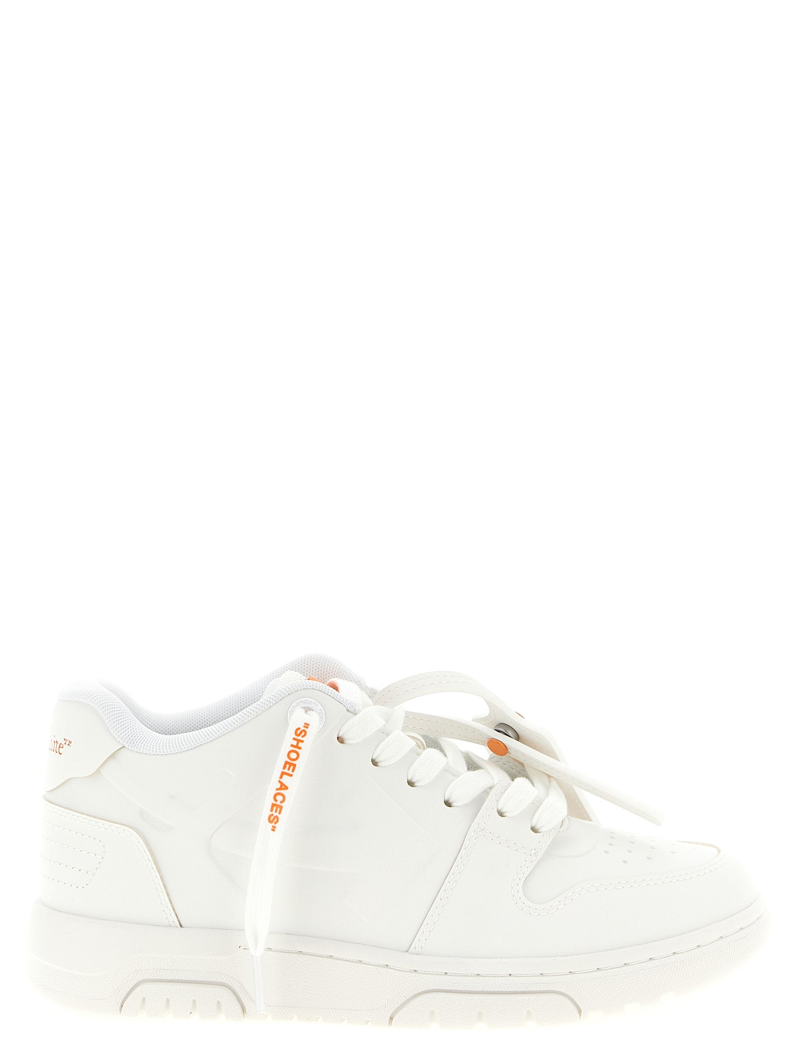 Off-White Orange Plastic Athletic Sneakers Off-White