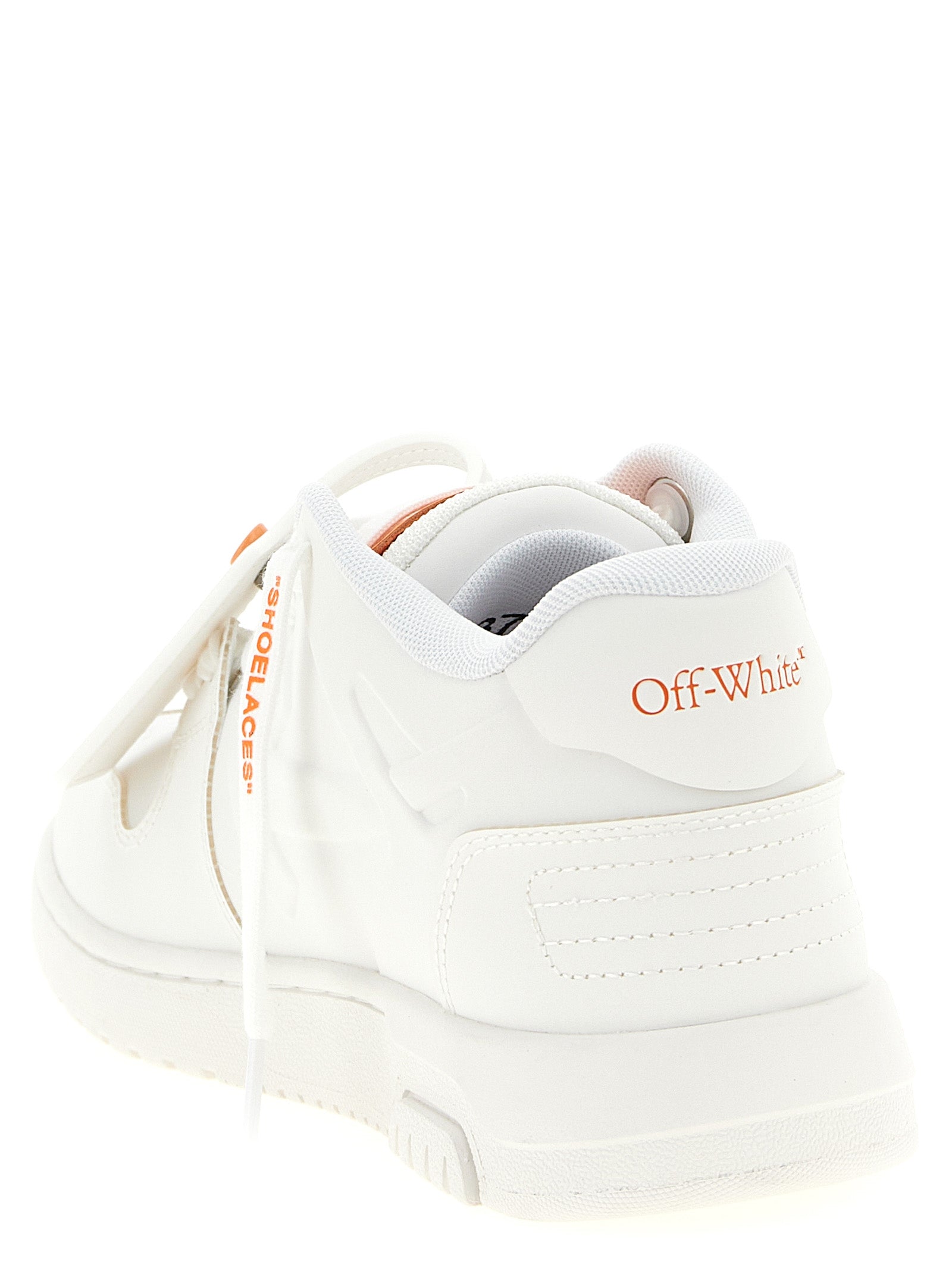 Off-White Orange Plastic Athletic Sneakers Off-White