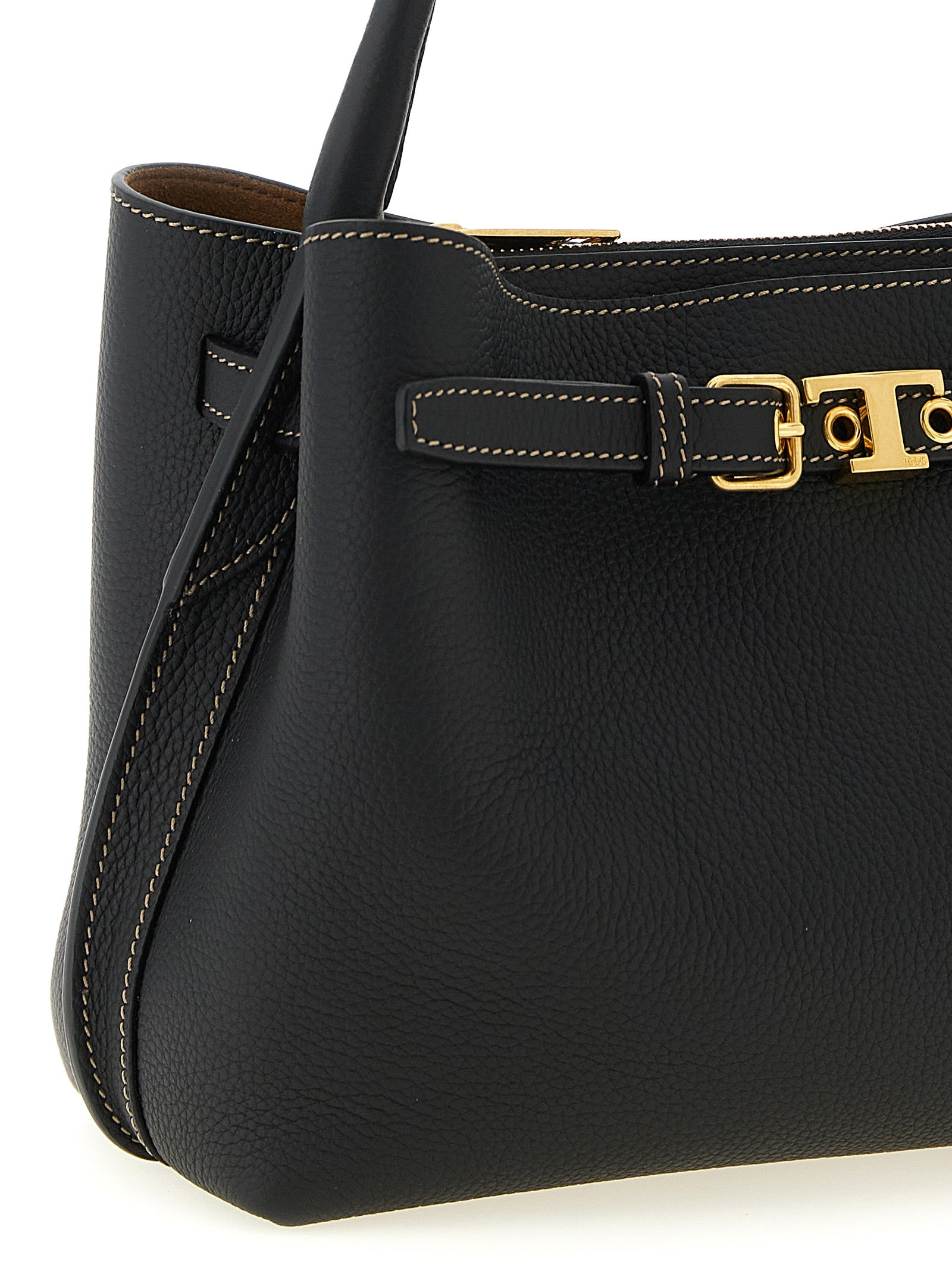 Tod's Black Calfskin Handbag Tod's