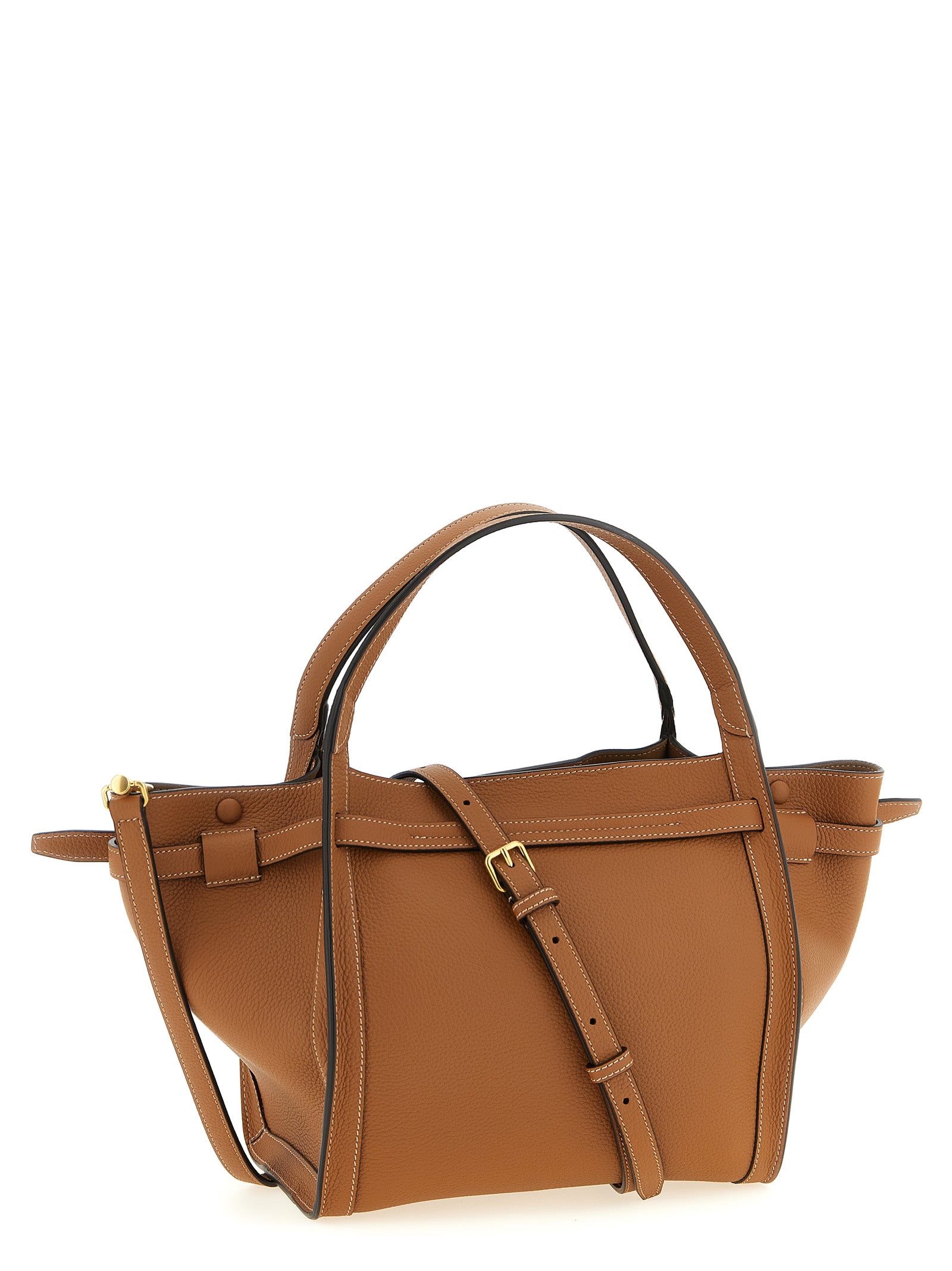 Tod's Brown Calfskin Tote Bag Tod's
