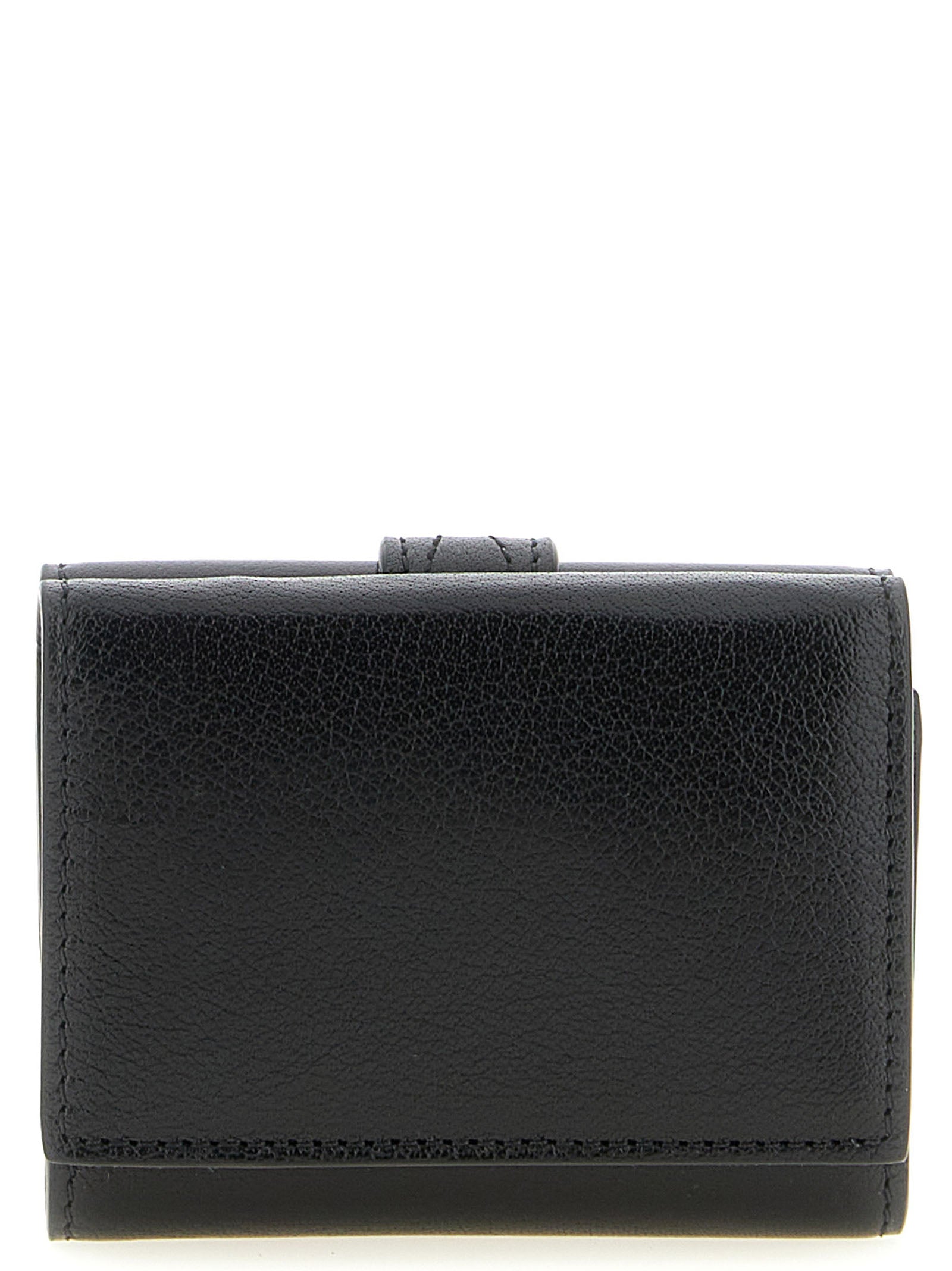 Chloé Black Buffalo Leather Cardholder Chloé