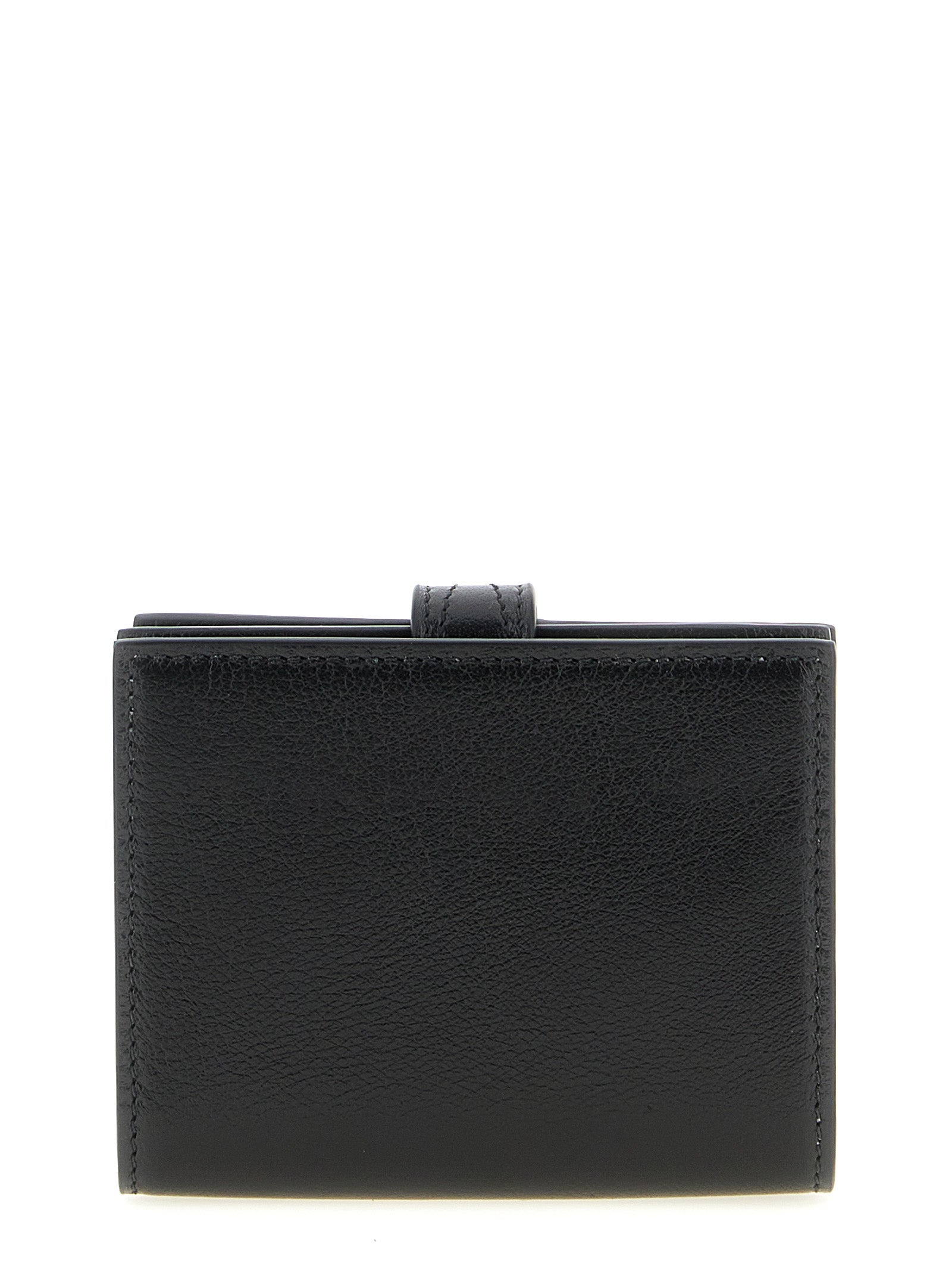 Chloé Black Buffalo Leather Cardholder Chloé