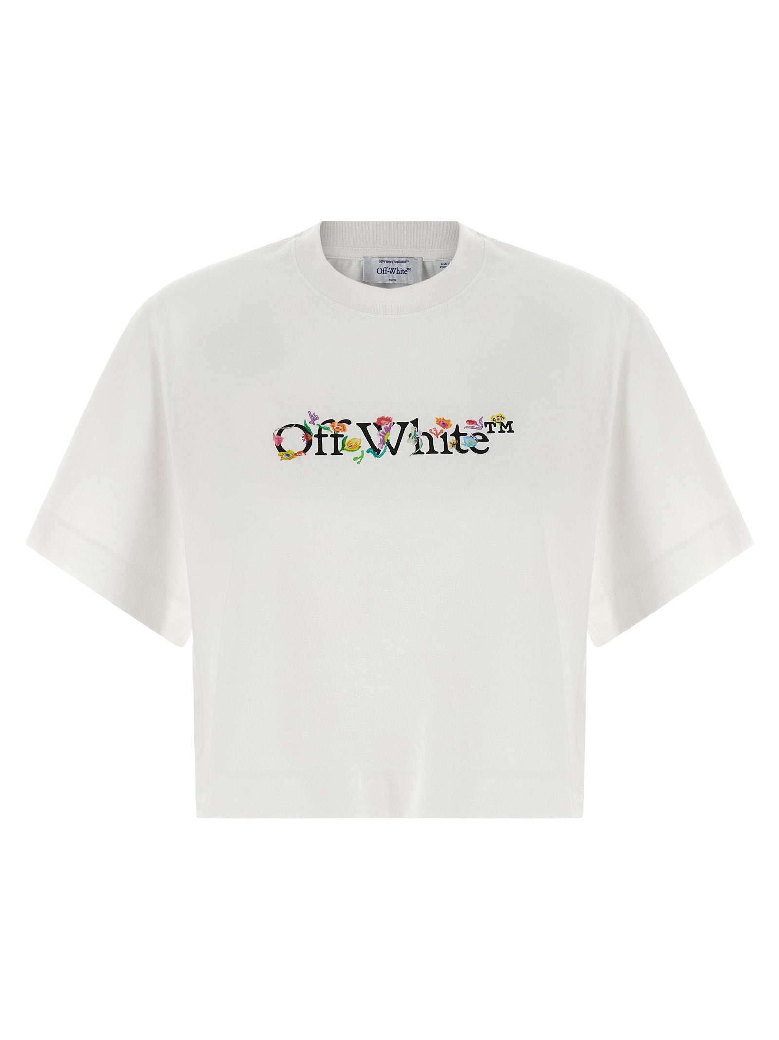 Off-White White Cotton T-Shirt Off-White