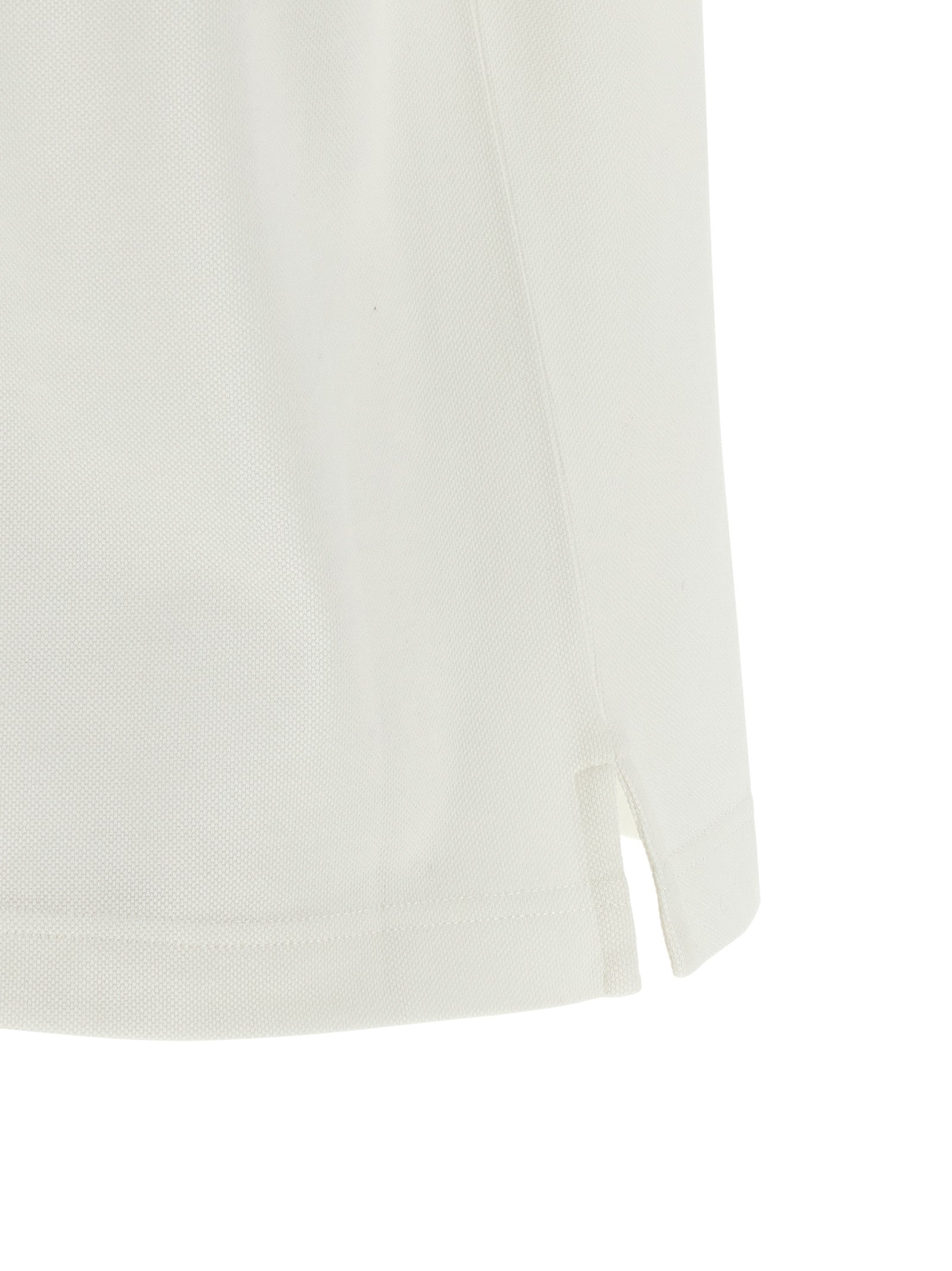 Burberry White Cotton Polo Shirt Burberry