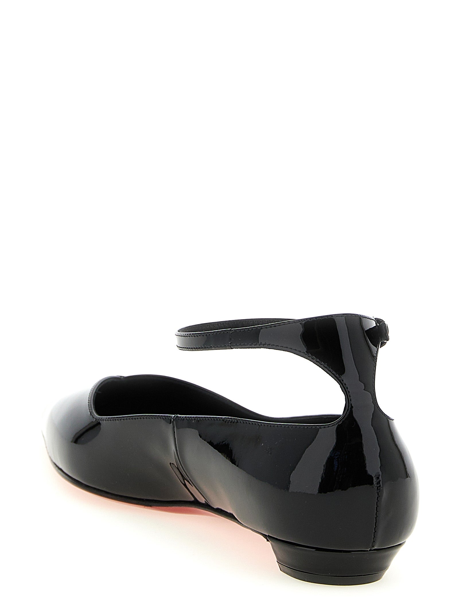 Christian Louboutin Black Calfskin Ballet Flats Christian Louboutin