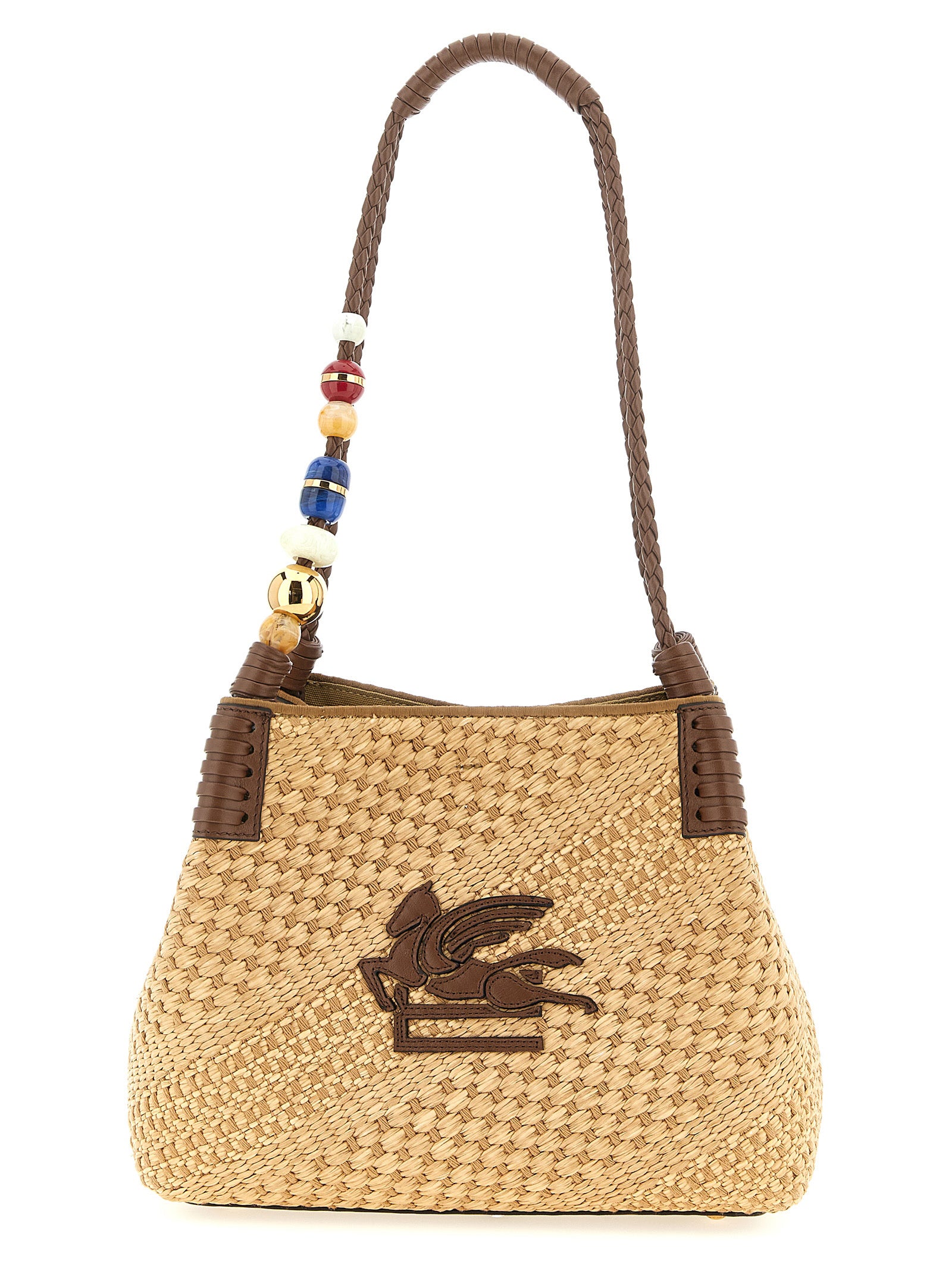Etro Beige Viscose Tote Bag Etro