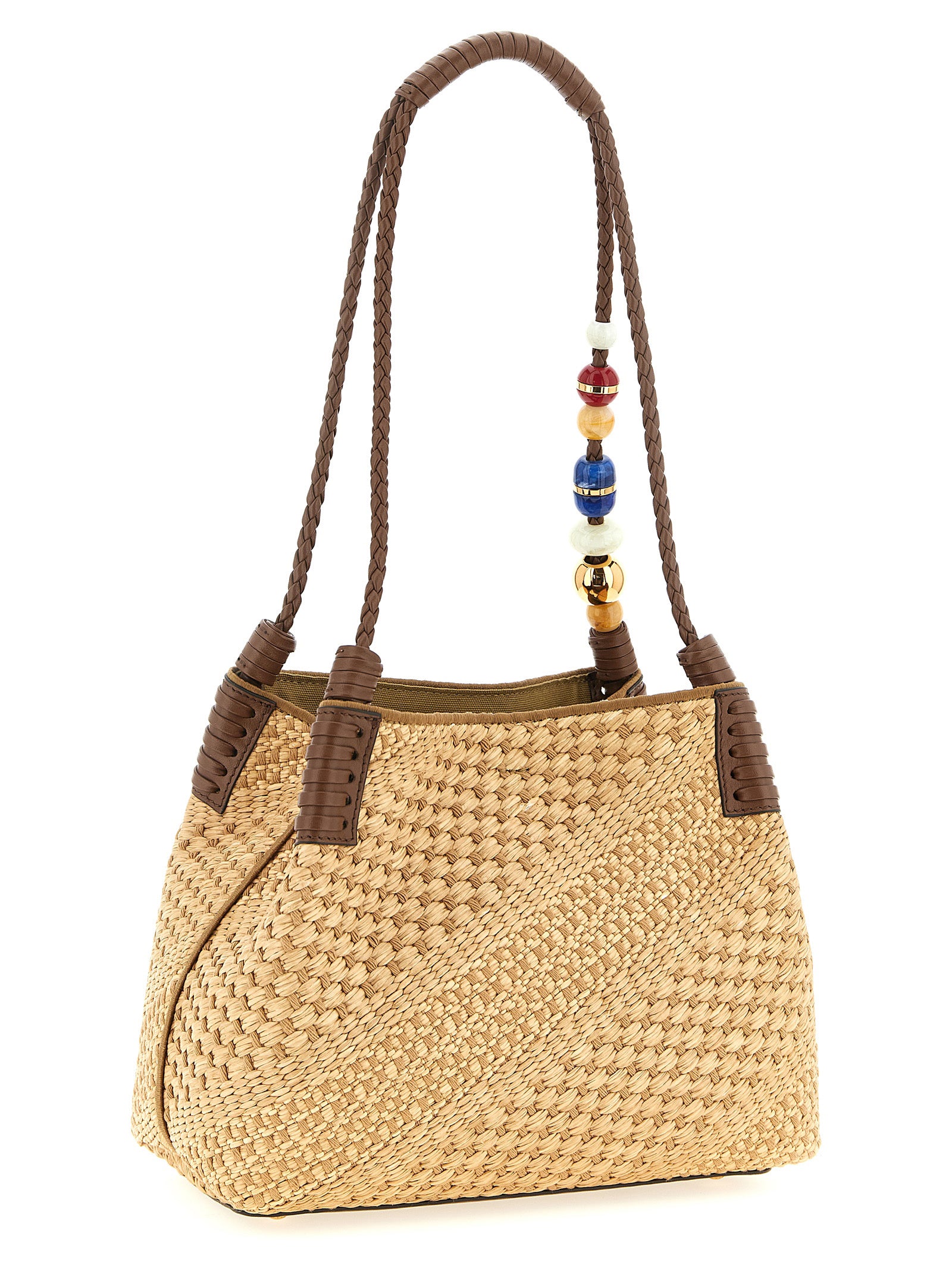Etro Beige Viscose Tote Bag Etro