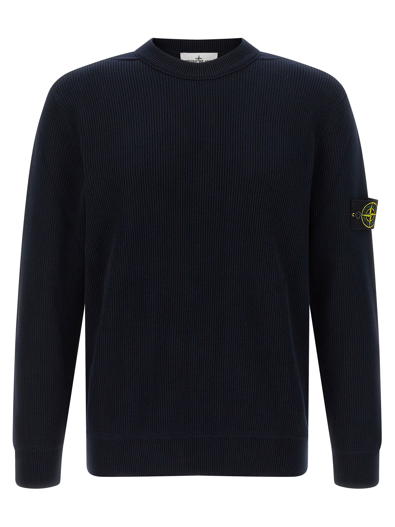Stone Island Blue Cotton Cardigan Stone Island