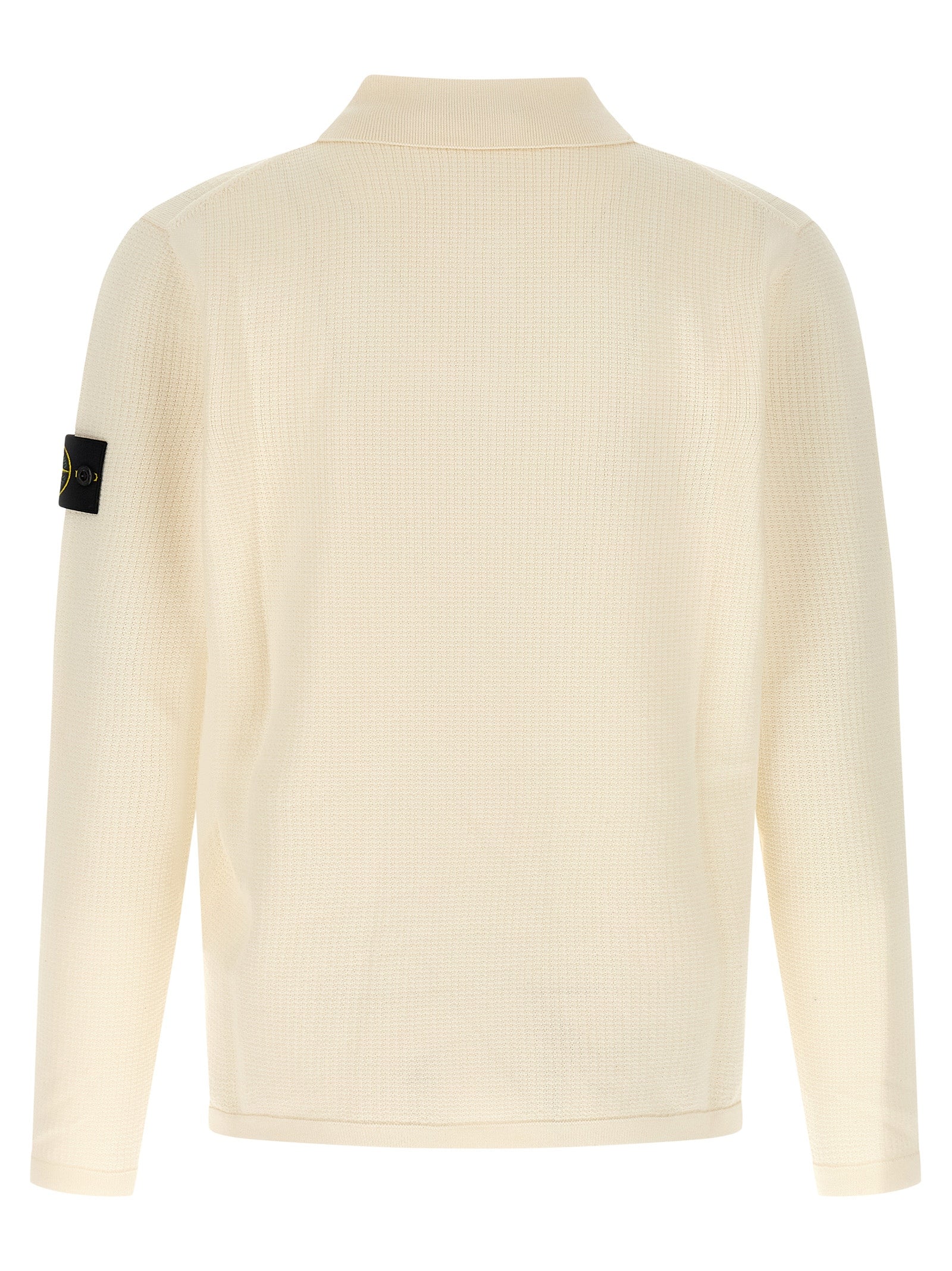 Stone Island Beige Cotton Polo Shirt Stone Island