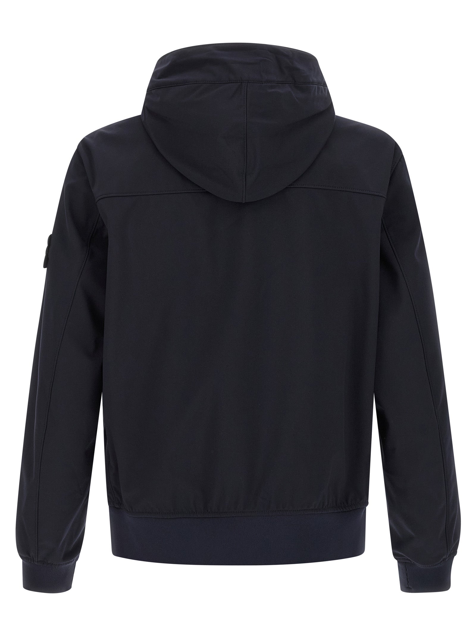Stone Island Blue Polyester Shell Jacket Stone Island