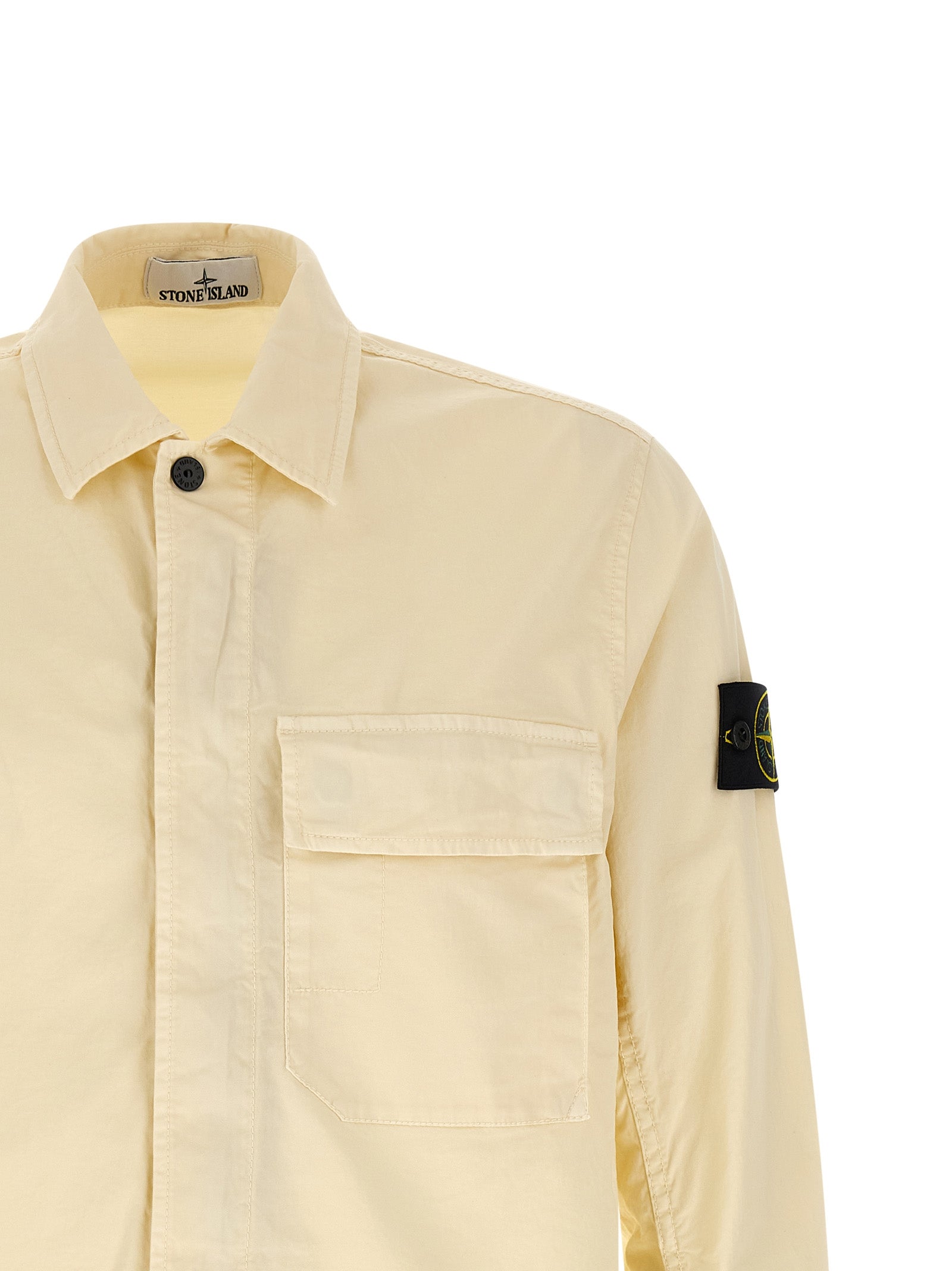Stone Island Beige Cotton Blouse Stone Island