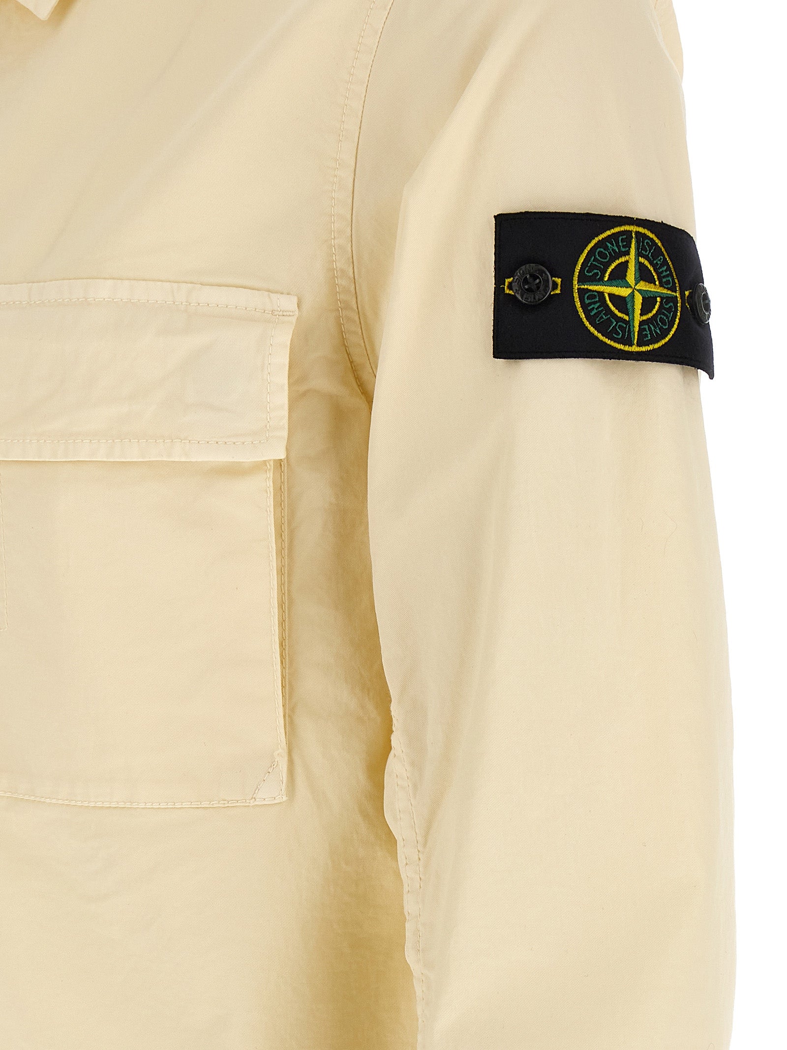 Stone Island Beige Cotton Blouse Stone Island