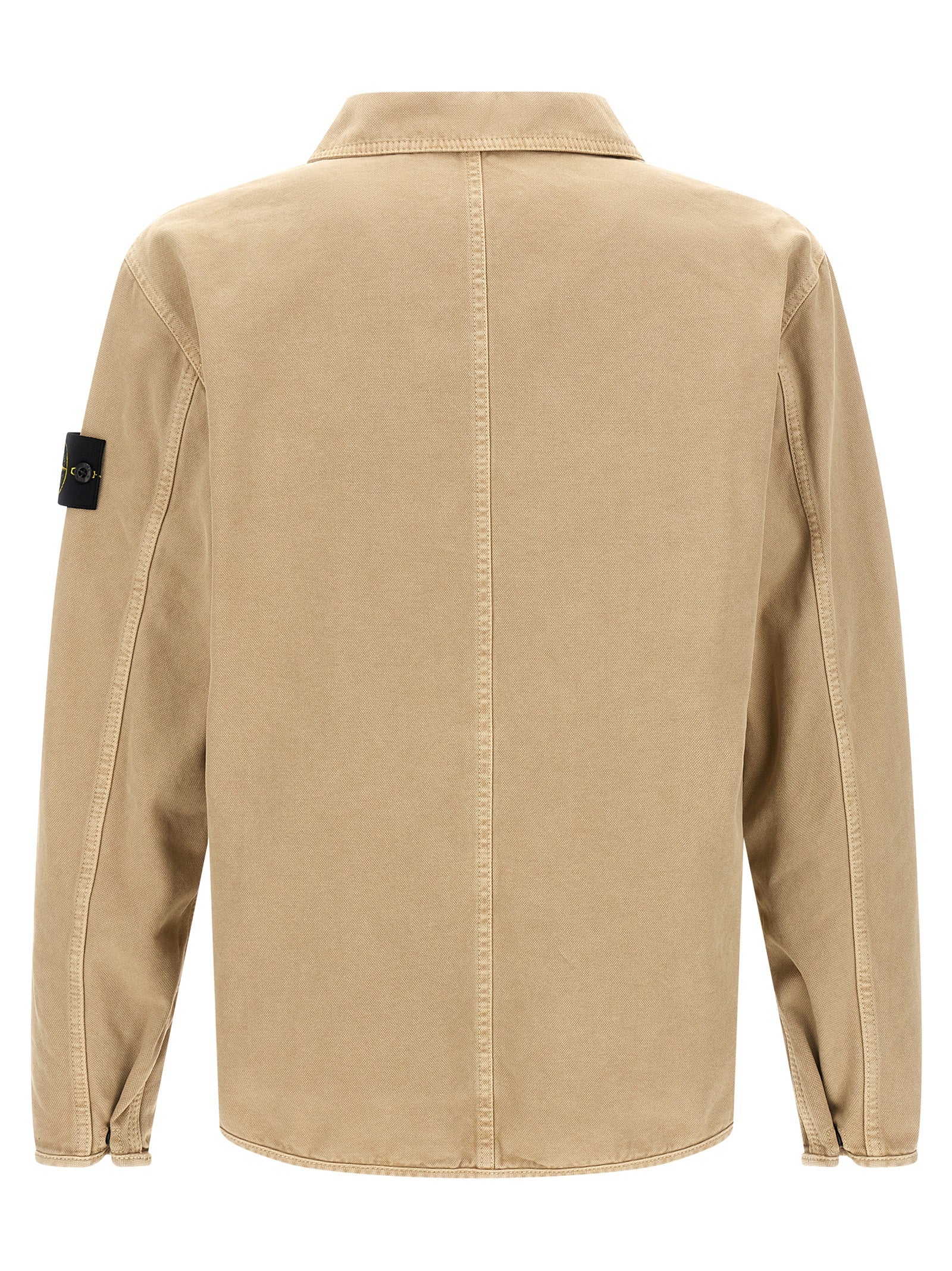 Stone Island Beige Cotton Blouse Stone Island