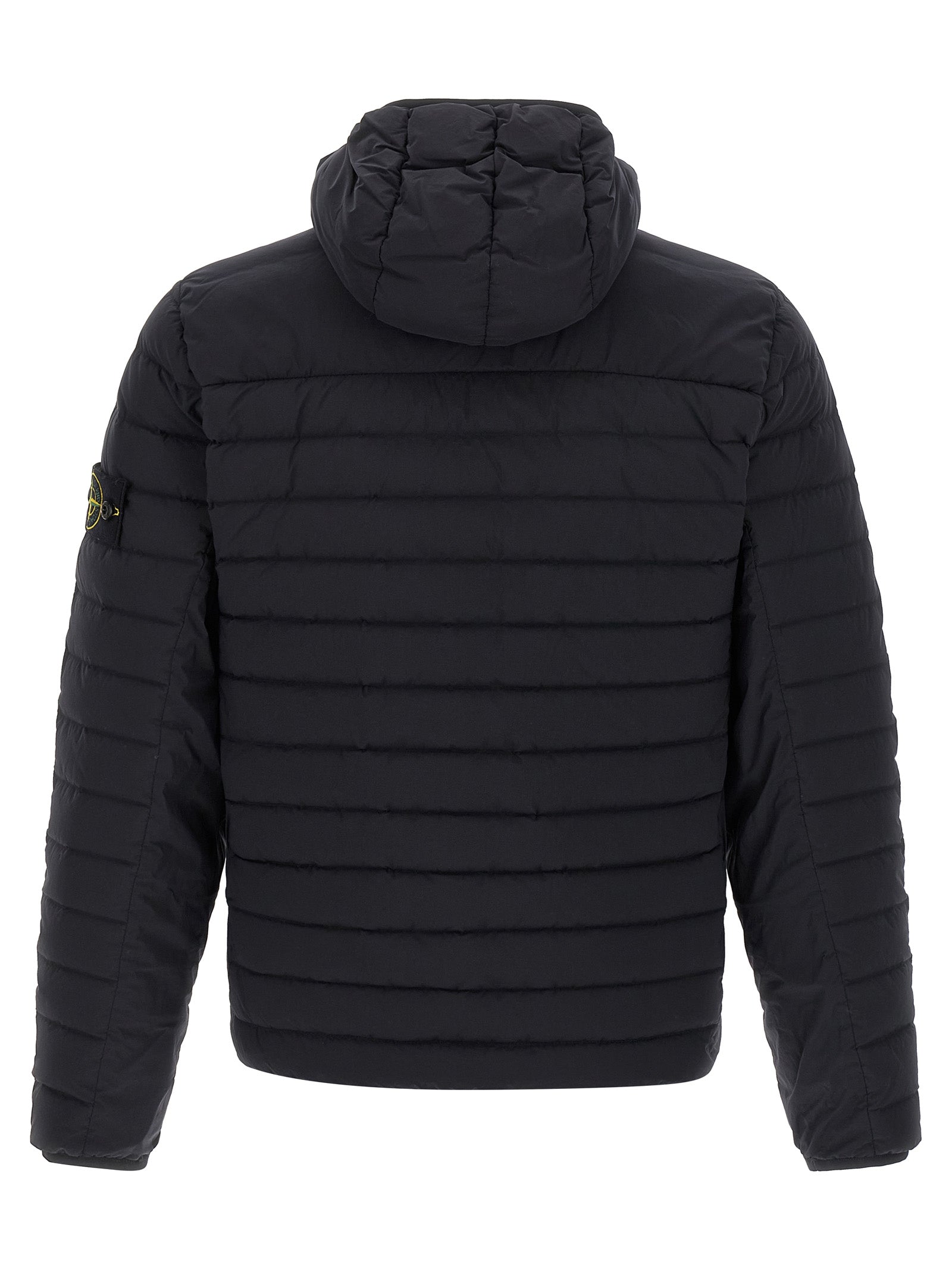 Stone Island Blue Polyamide Full-Length Jacket Stone Island
