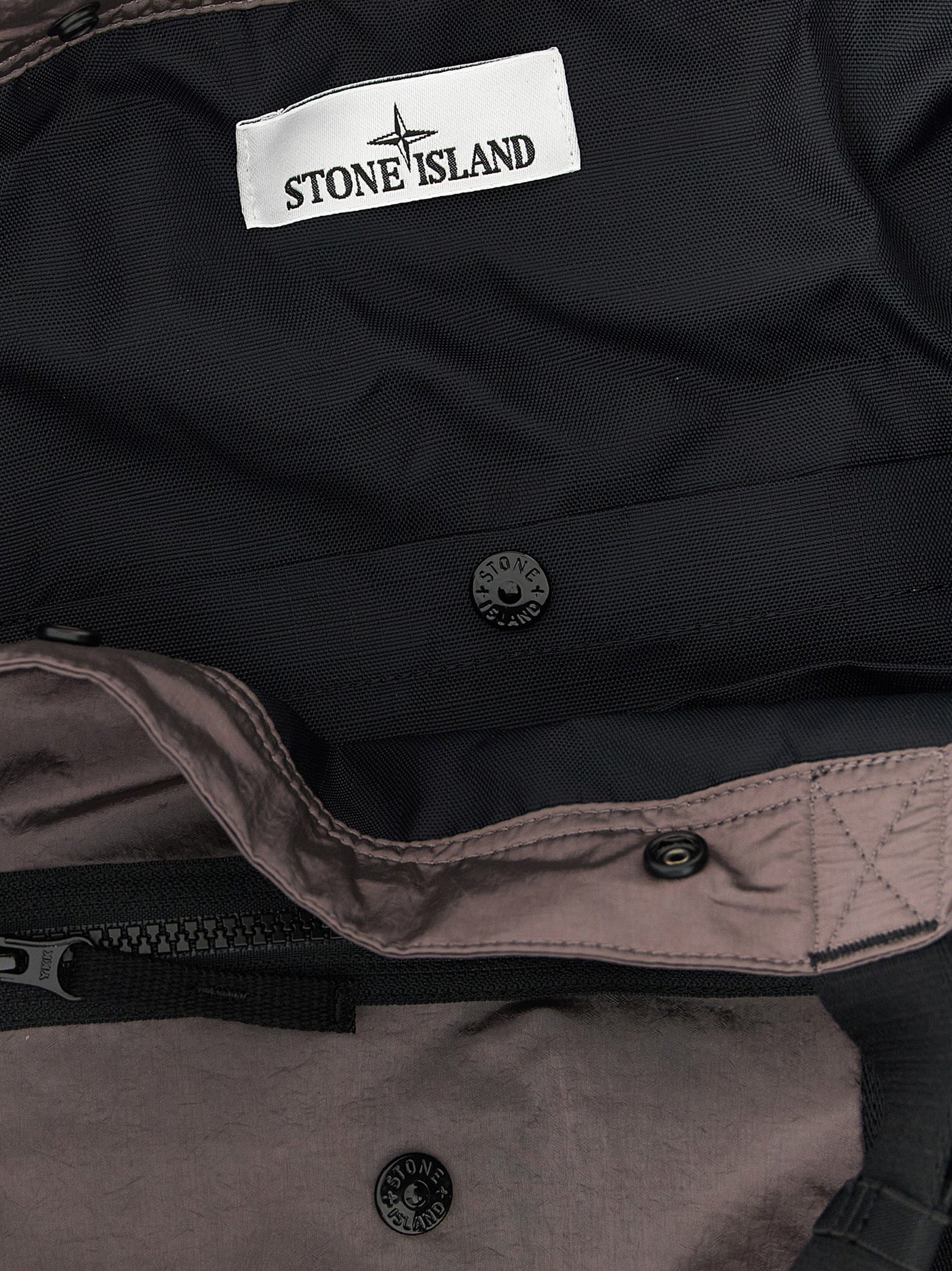 Stone Island Purple Polyamide Tote Bag Stone Island