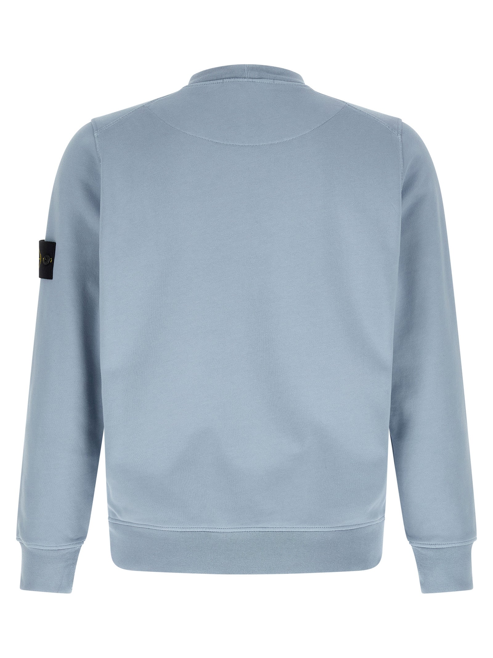 Stone Island Blue Cotton Sweatshirt Stone Island