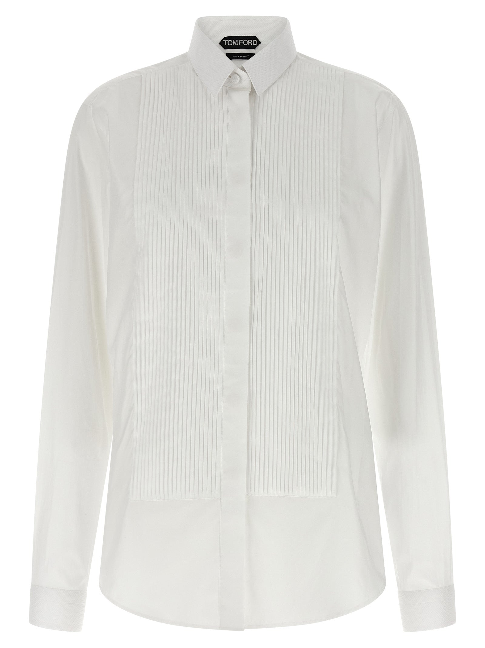 Tom Ford White Cotton Blouse Tom Ford