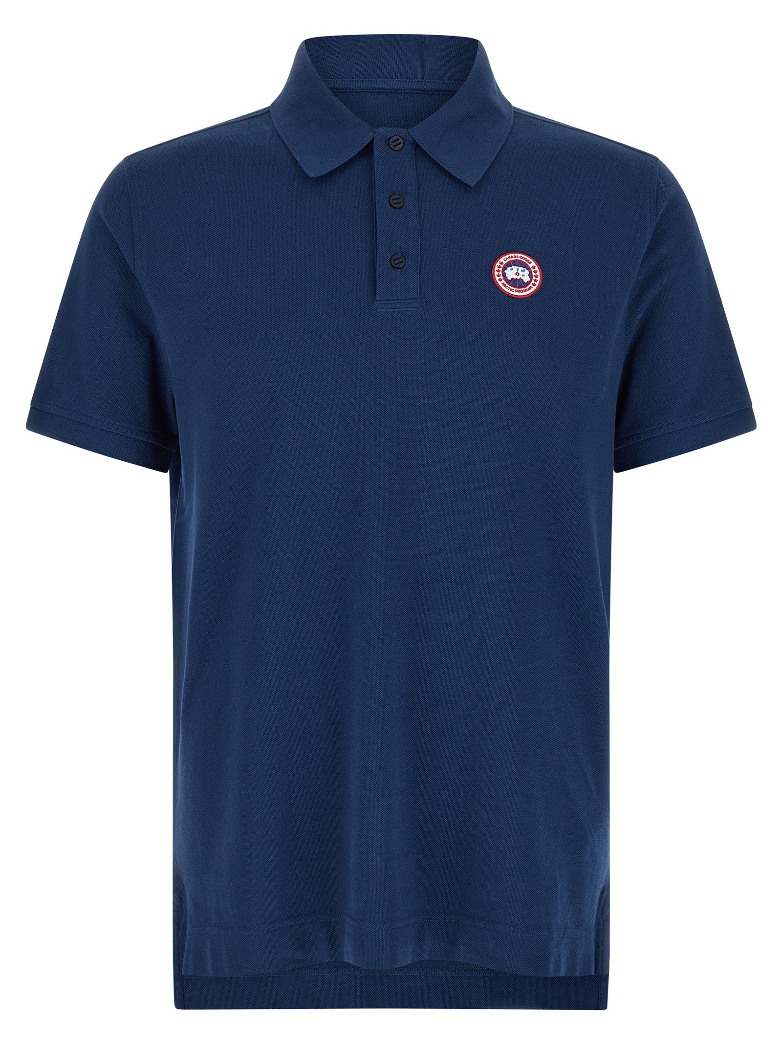 Canada Goose Blue Cotton Polo Shirt Canada Goose
