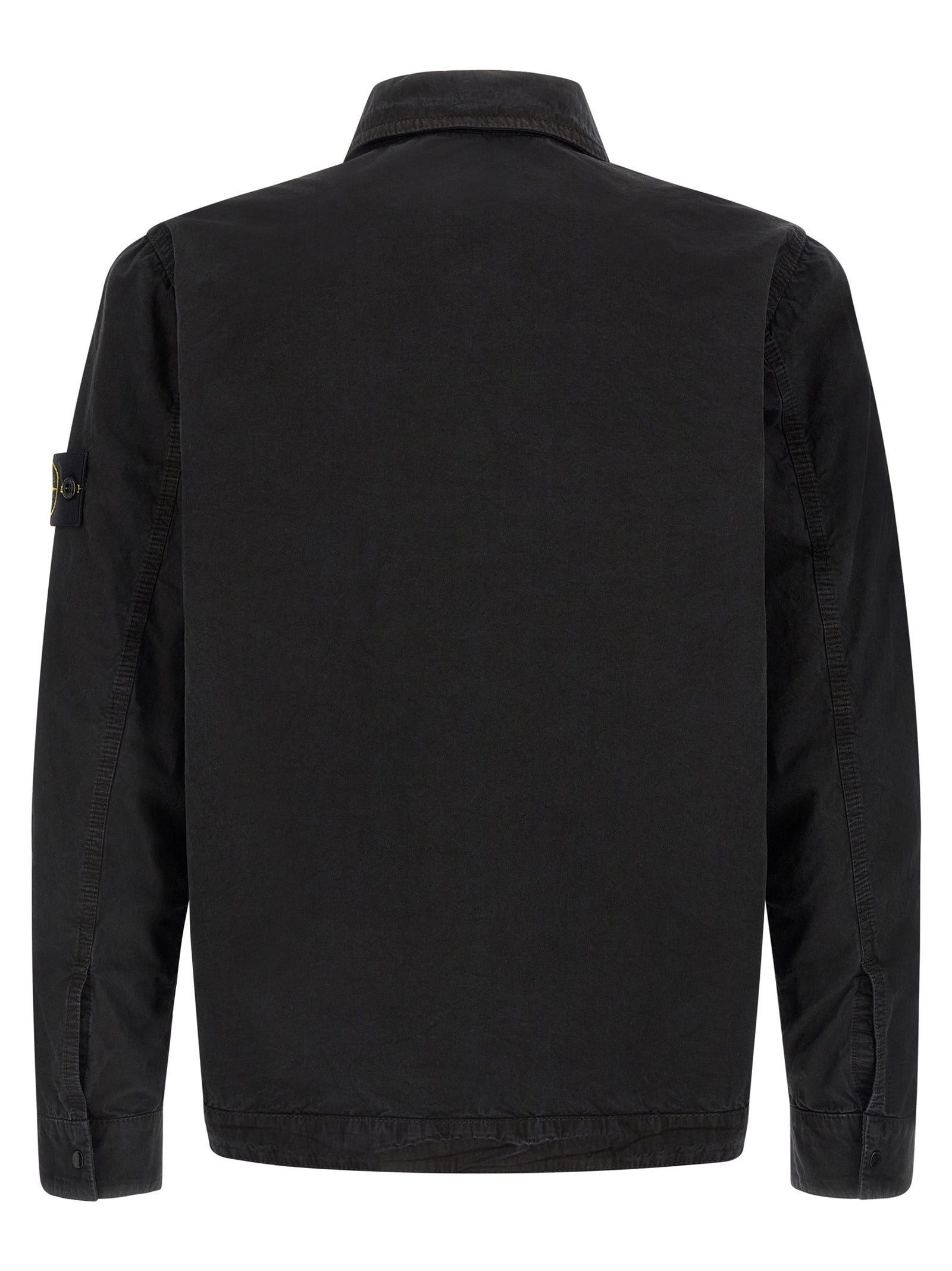 Stone Island Black Cotton Blouse Stone Island