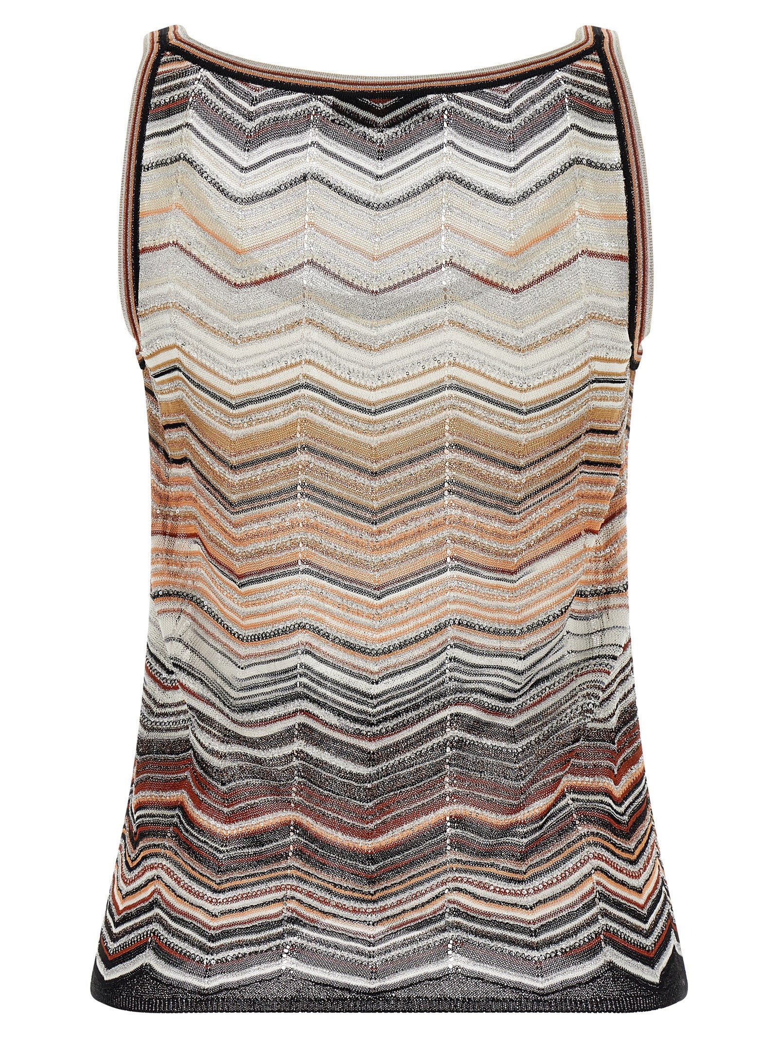 Missoni Multicolor Viscose Tank Tops Missoni