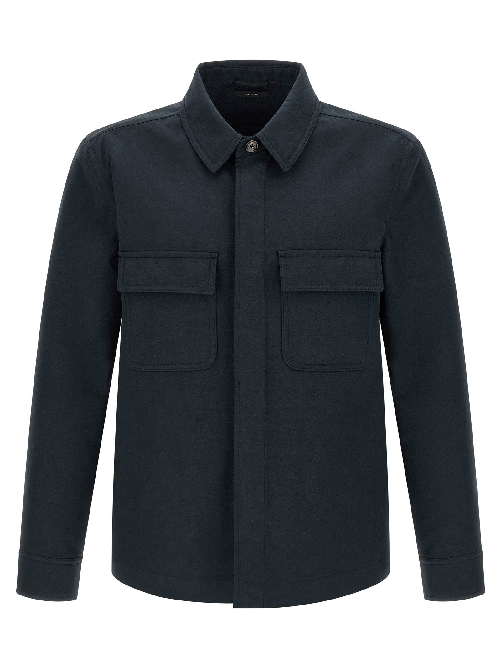 Tom Ford Blue Cotton Blouse Tom Ford