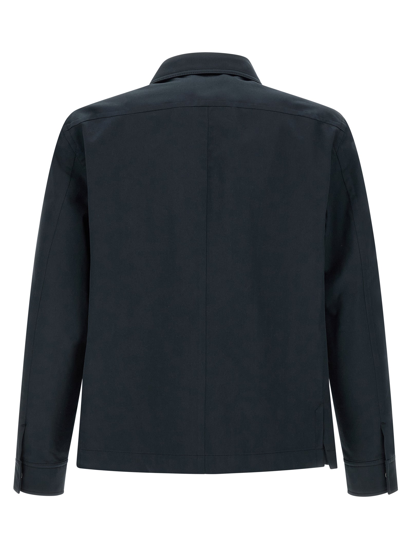 Tom Ford Blue Cotton Blouse Tom Ford
