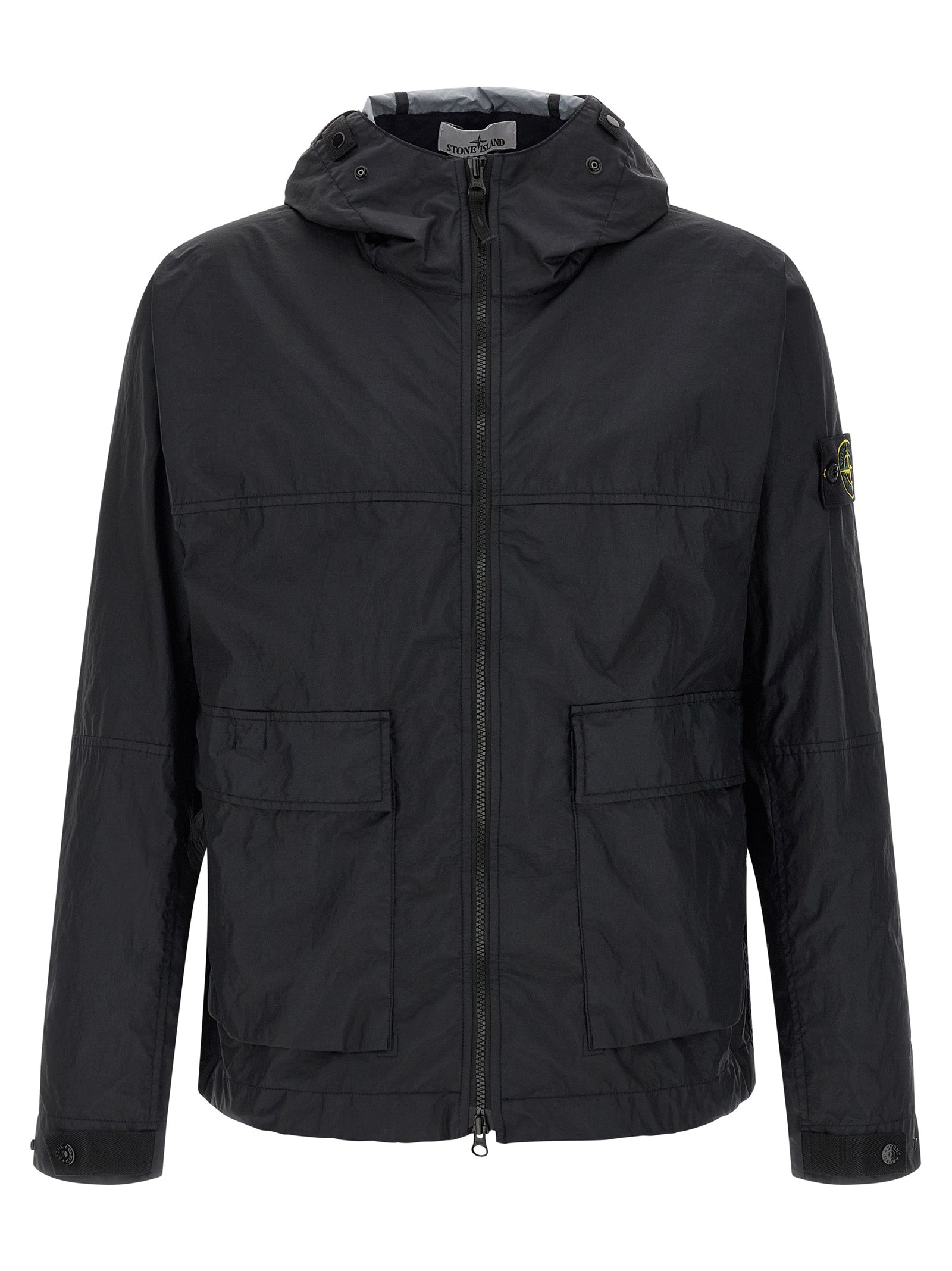 Stone Island Blue Polyamide Shell Jacket Stone Island