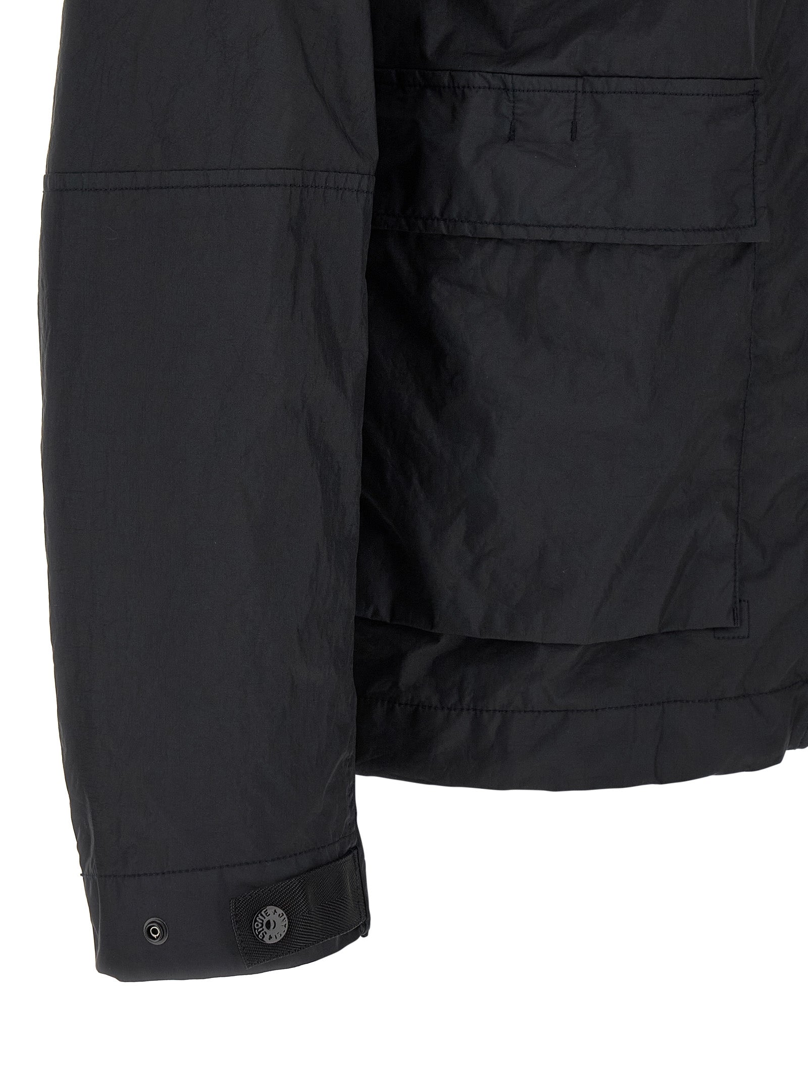 Stone Island Blue Polyamide Shell Jacket Stone Island
