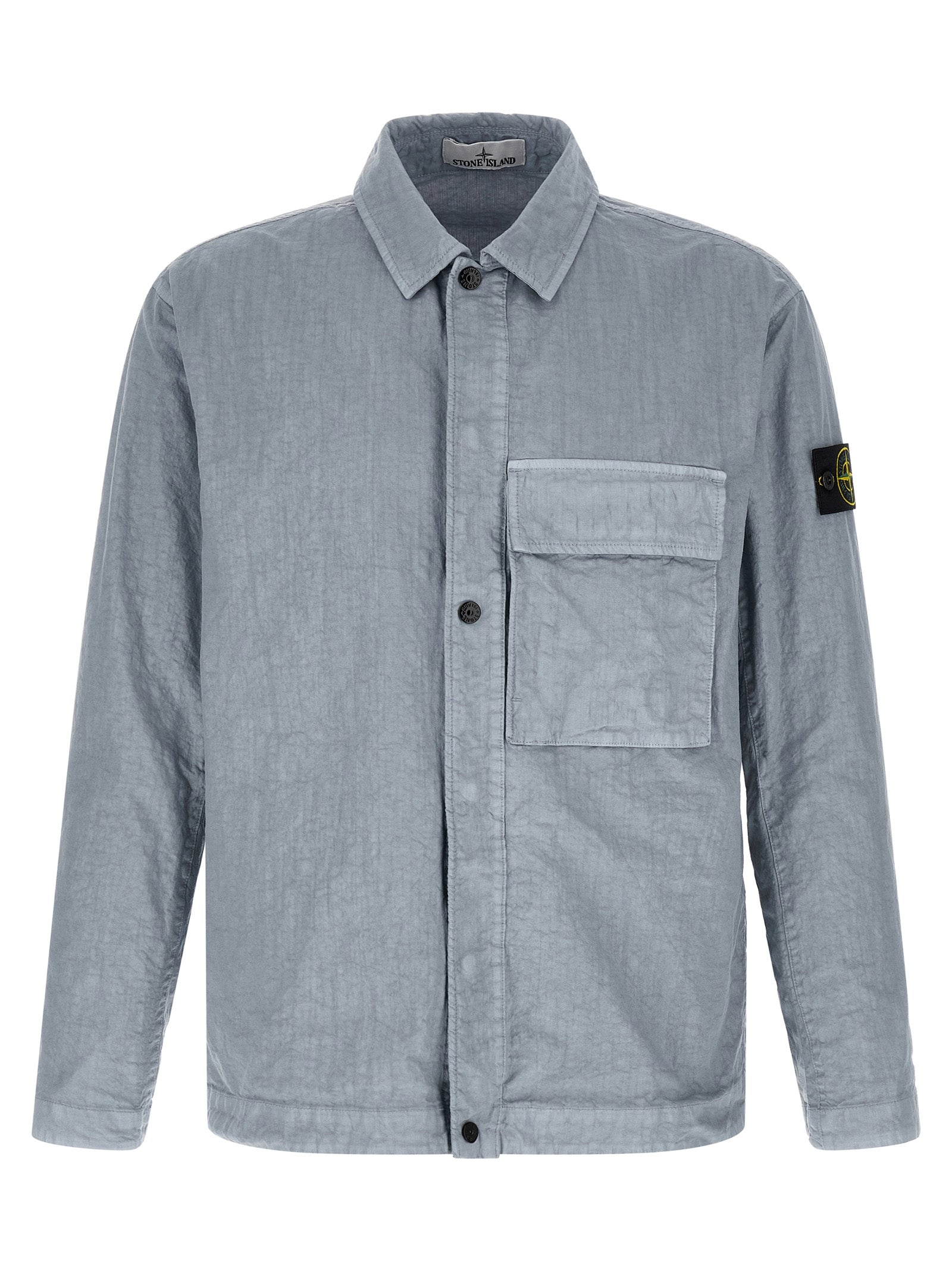 Stone Island Blue Polyamide Blouse Stone Island