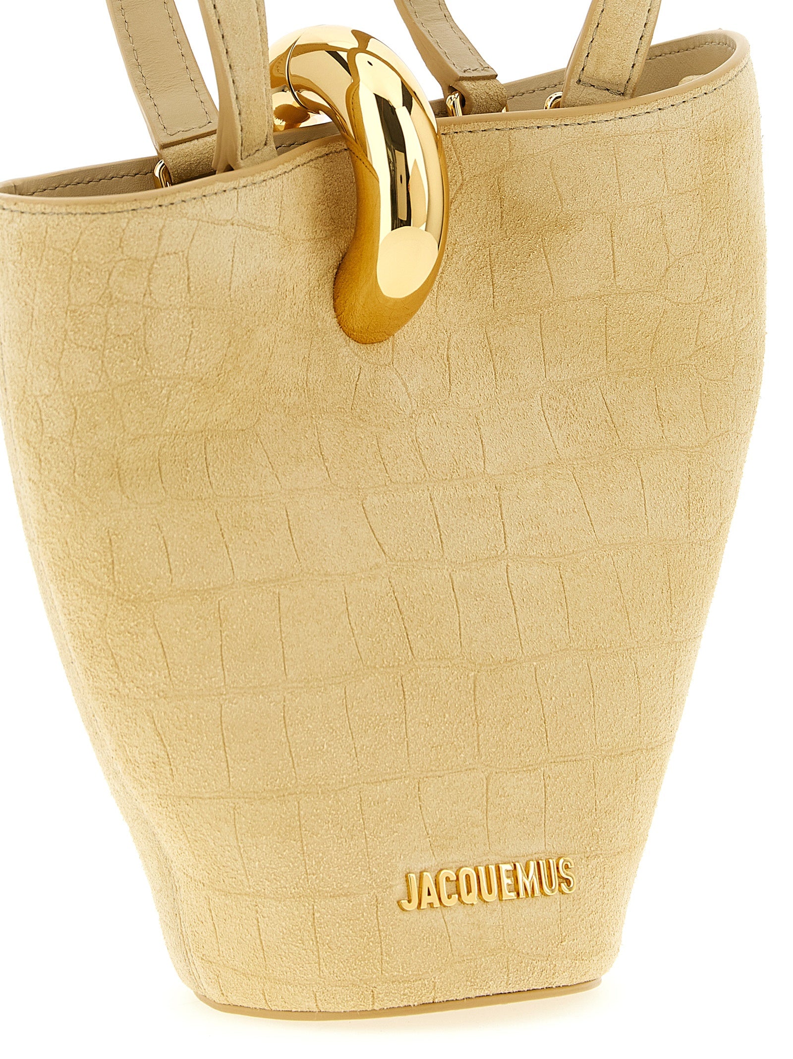 Jacquemus Beige Calfskin Handbag Jacquemus