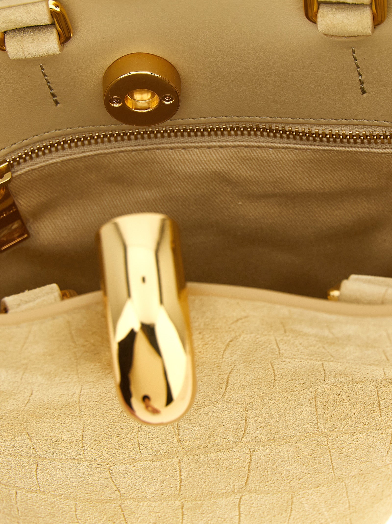 Jacquemus Beige Calfskin Handbag Jacquemus