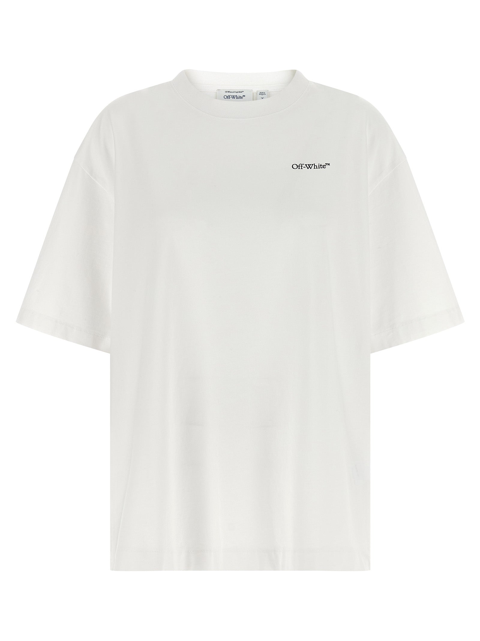 Off-White White Cotton T-Shirt Off-White