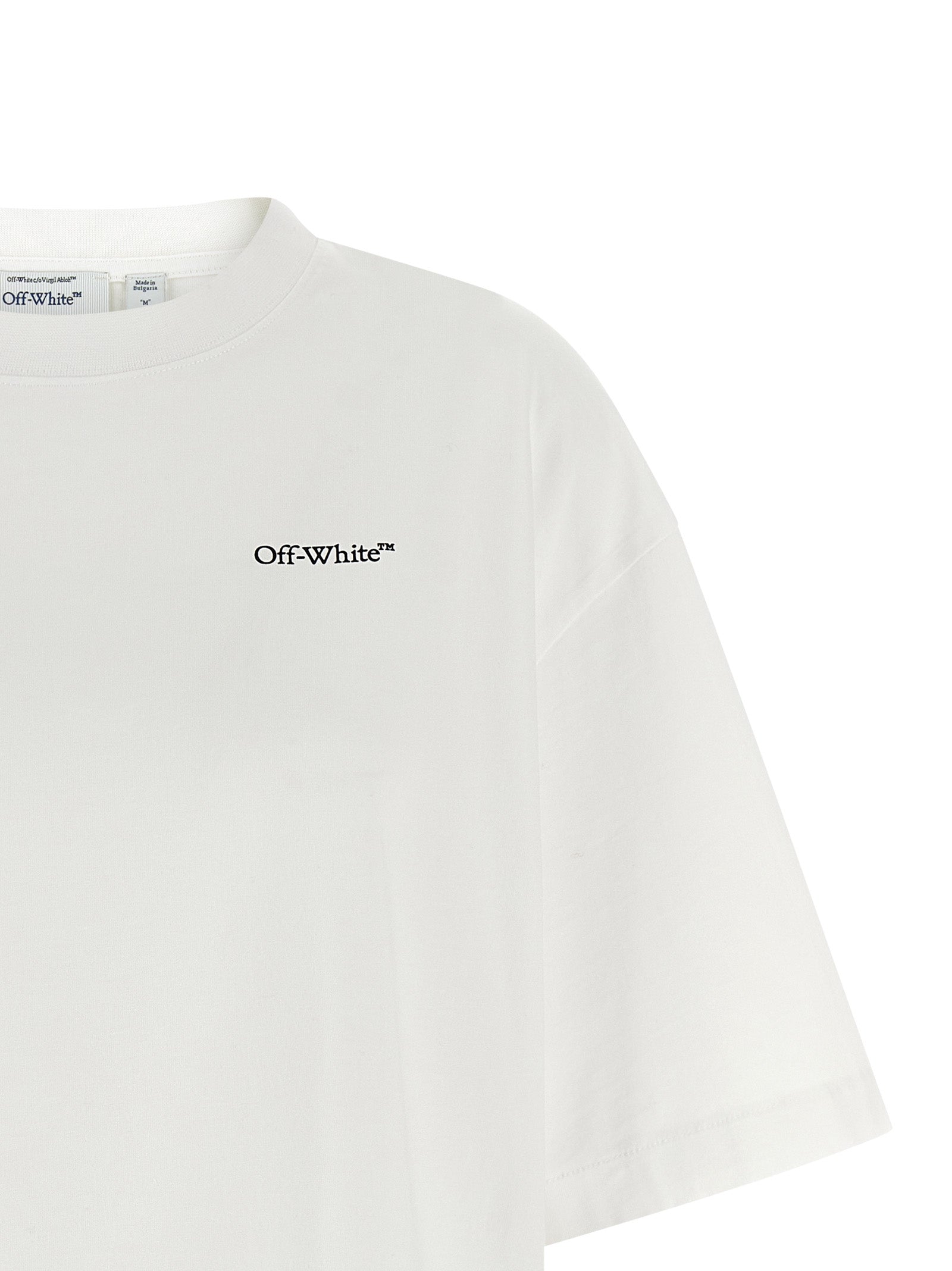 Off-White White Cotton T-Shirt Off-White