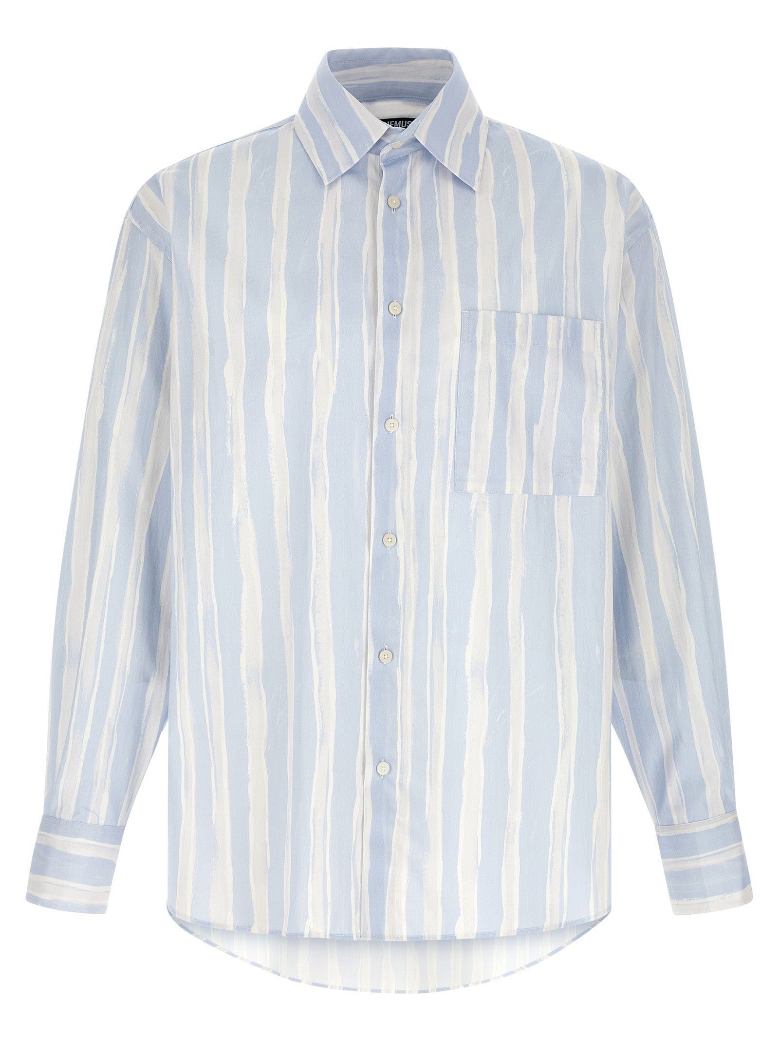 Jacquemus Blue Cotton Blouse Jacquemus