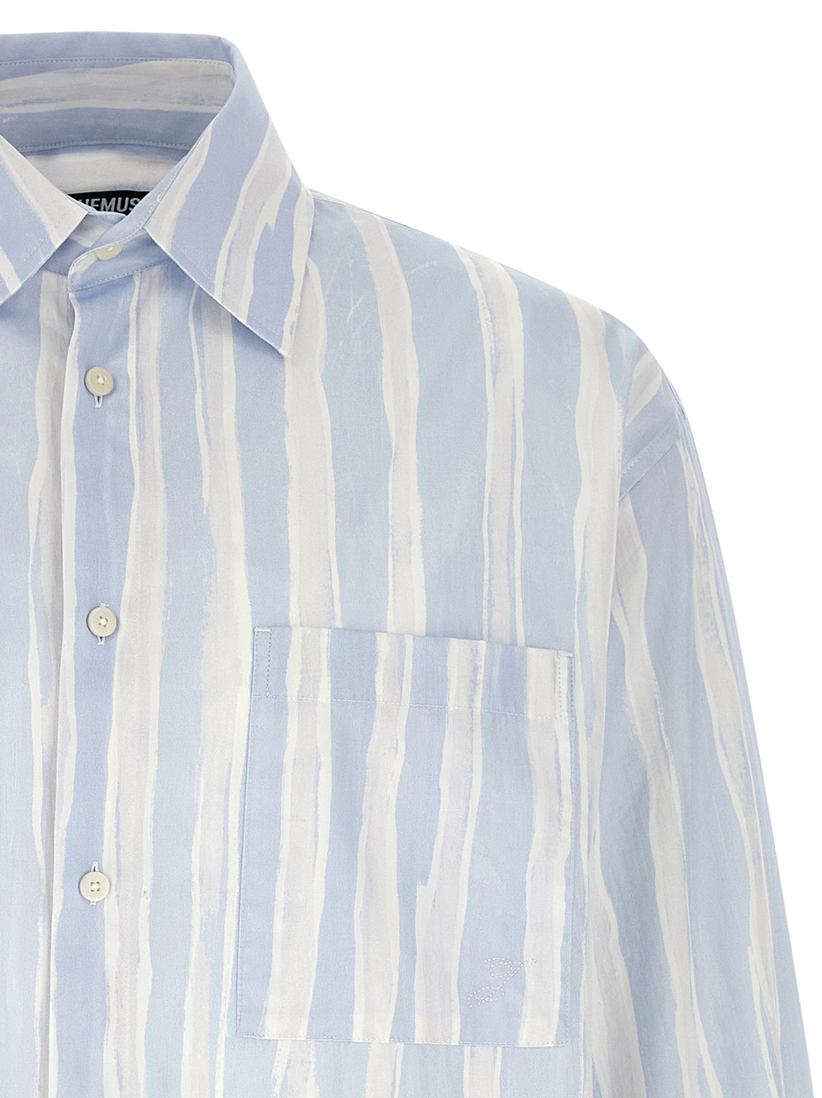Jacquemus Blue Cotton Blouse Jacquemus