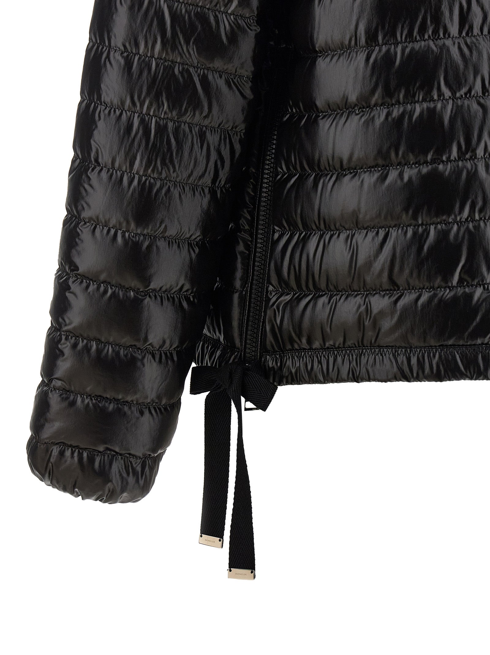 Moncler Black Polyamide Full-Length Jacket Moncler
