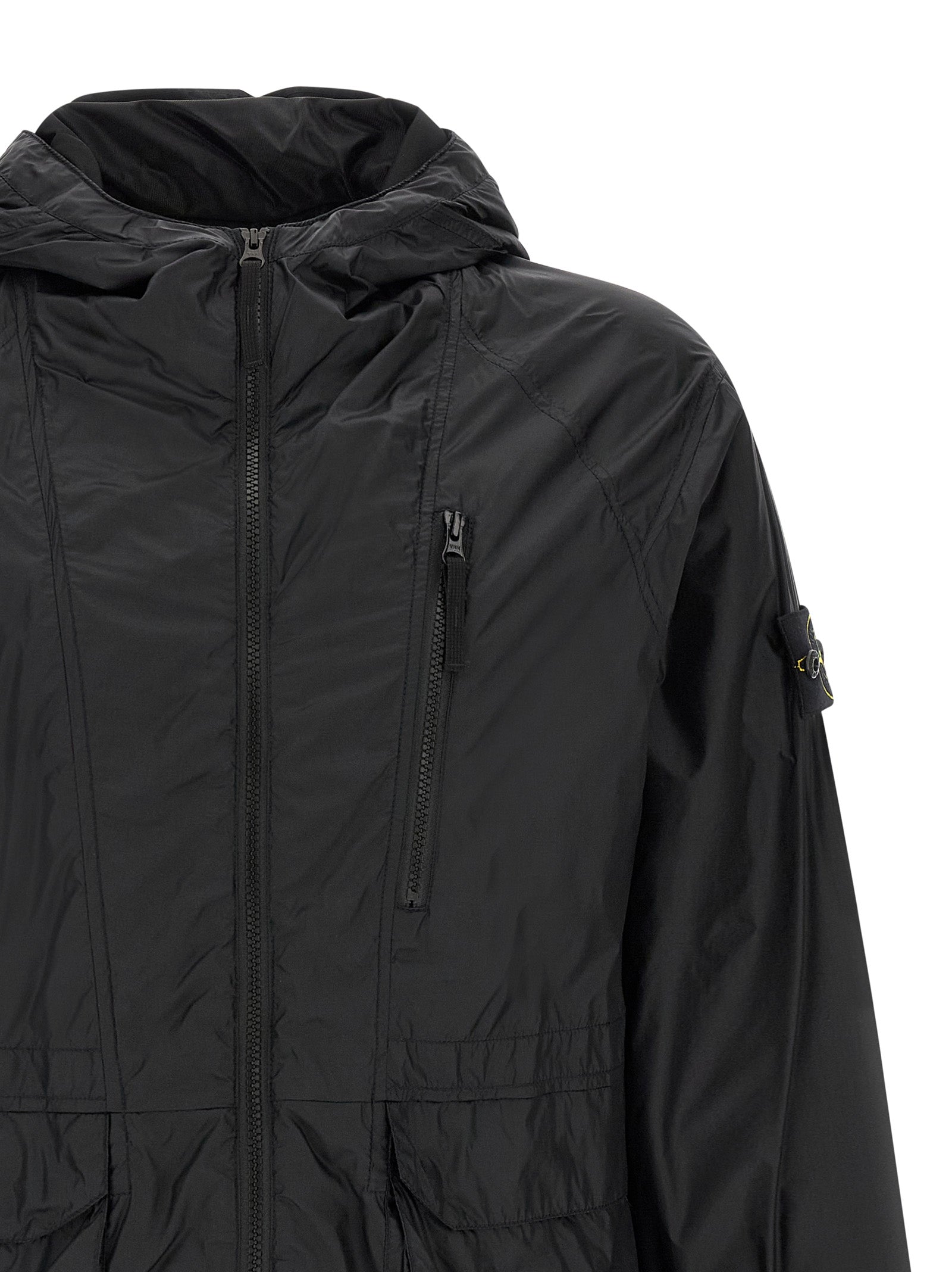 Stone Island Blue Polyamide Shell Jacket Stone Island