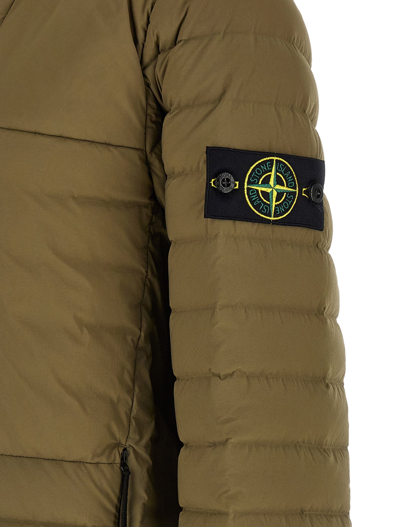 Stone Island Bicolor Polyamide Full-Length Jacket Stone Island