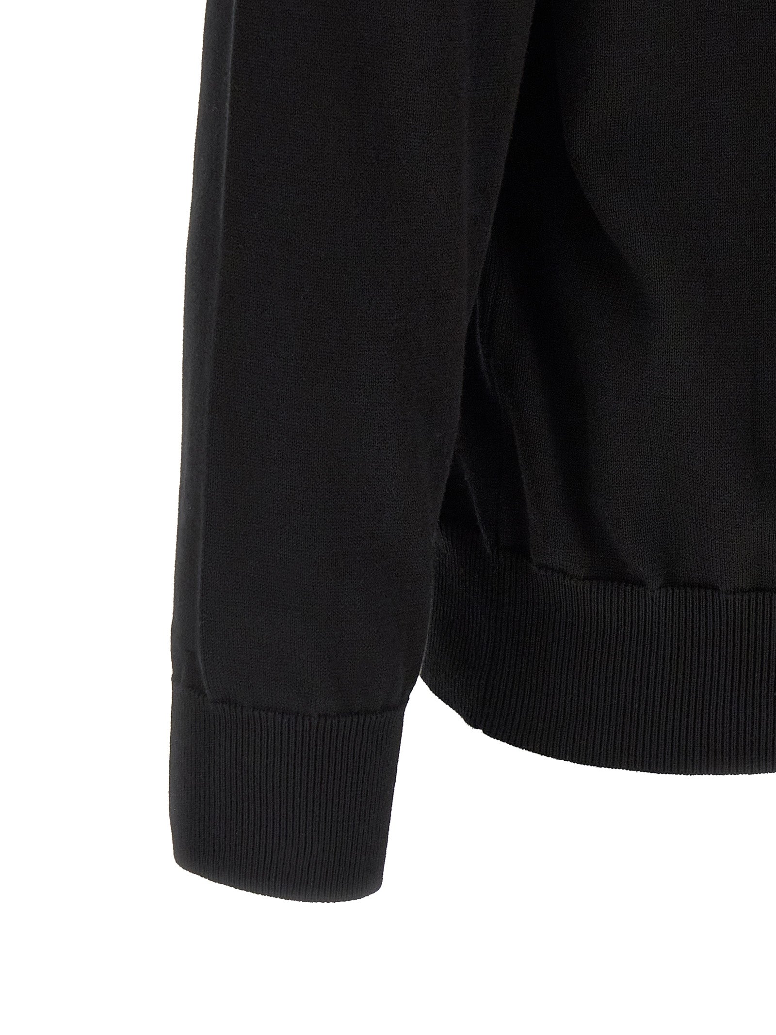 Stone Island Black Cotton Cardigan Stone Island