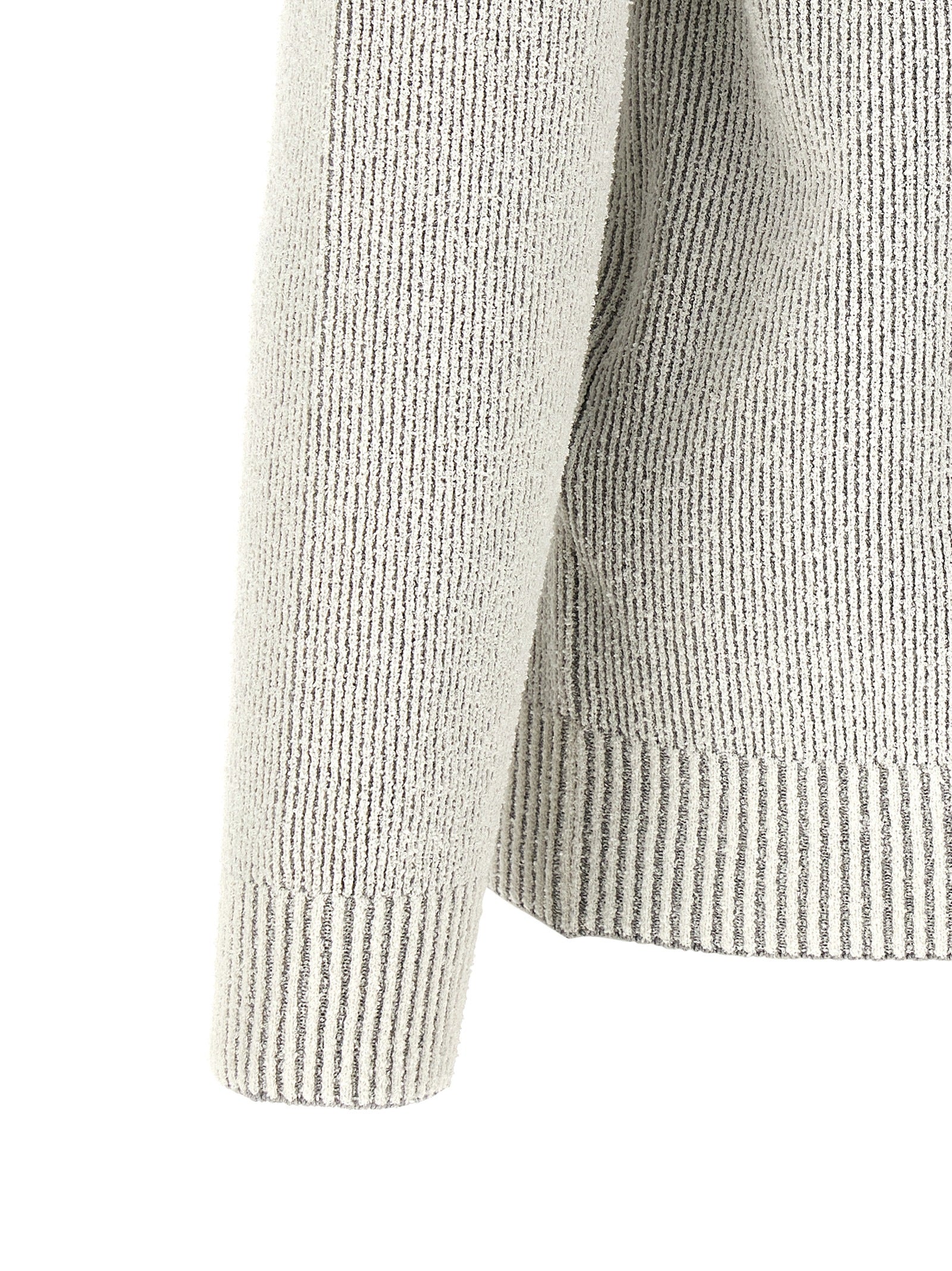 Stone Island Gray Cotton Cardigan Stone Island